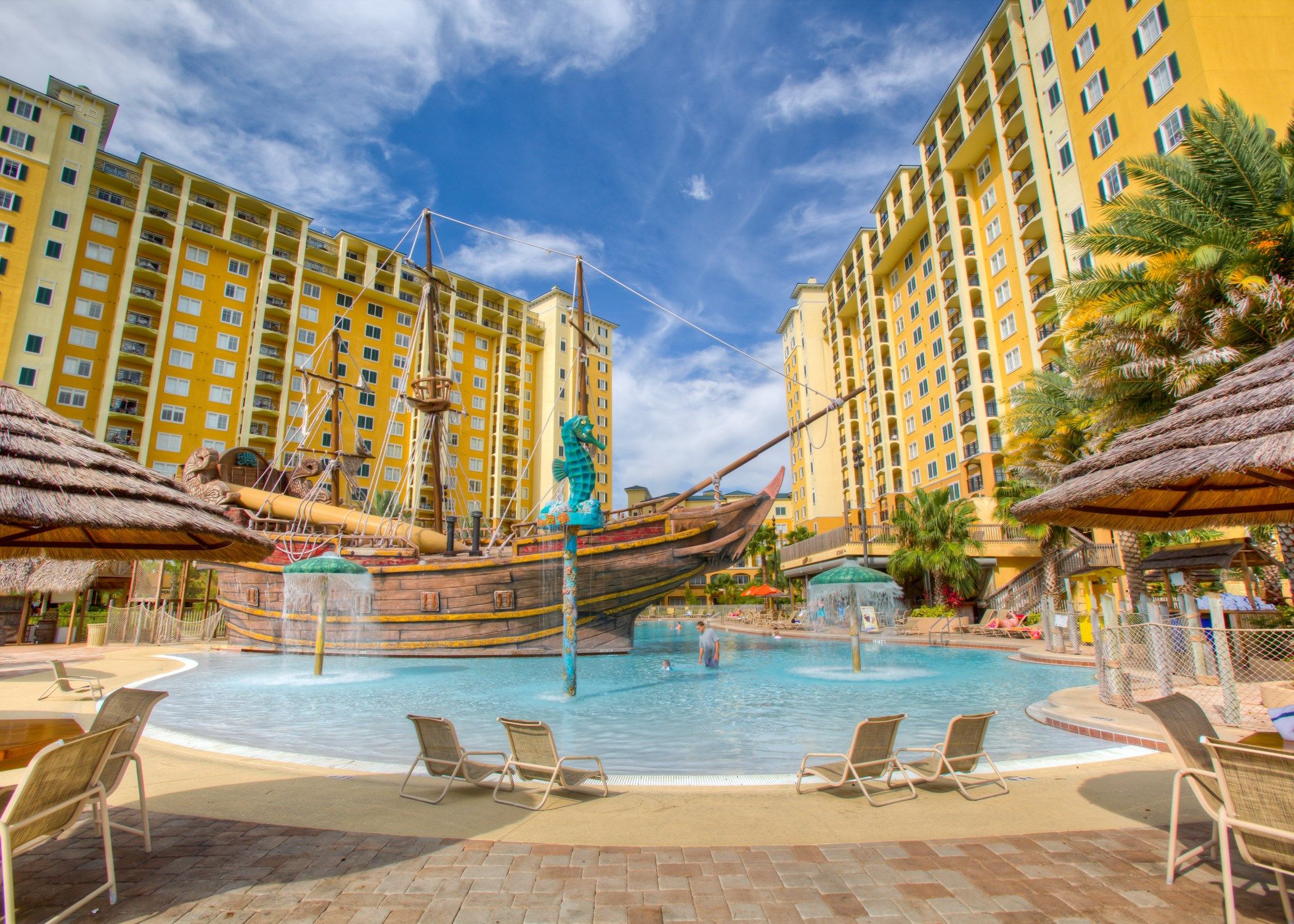 image Spend time with family and friends in the outdoor pool.