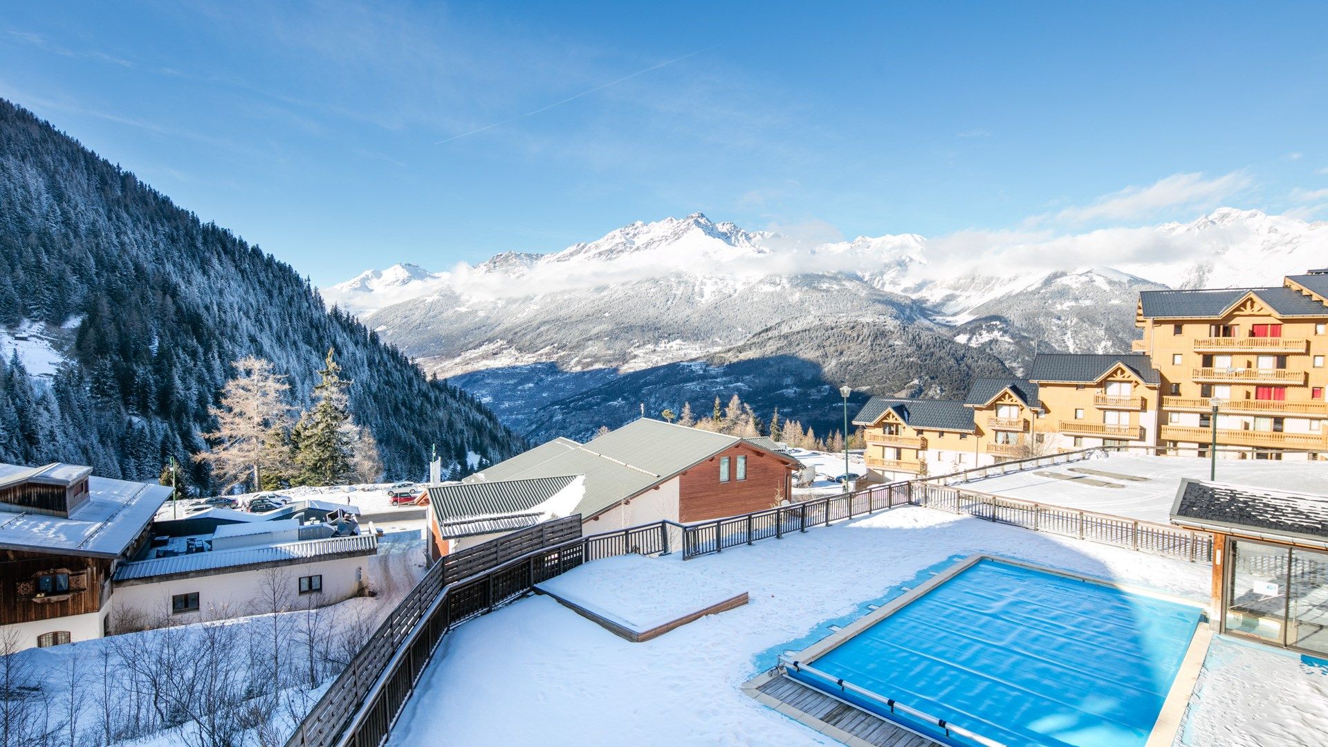 image Picturesque views of the mountain massif in the distance