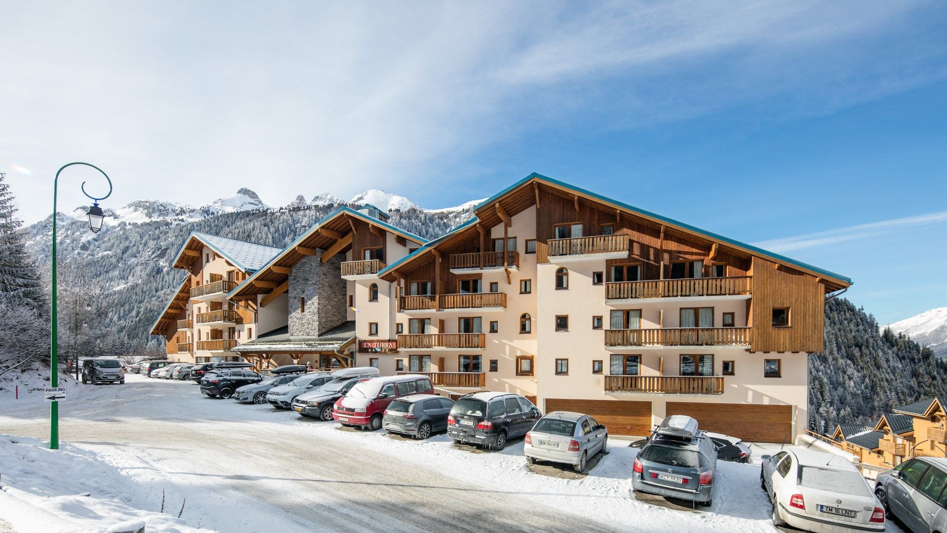 image Take in the view of the mountain massif surrounding the resort.