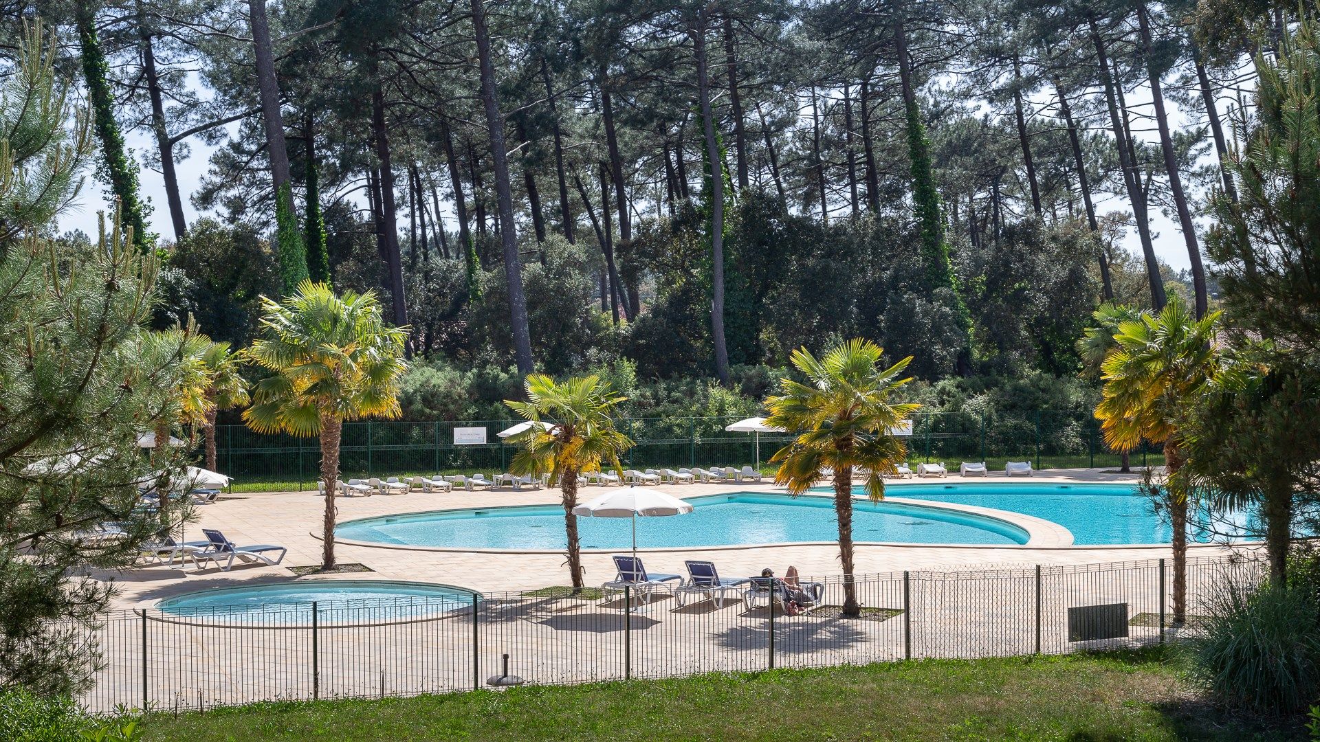 image Get some sun in the outdoor pool.