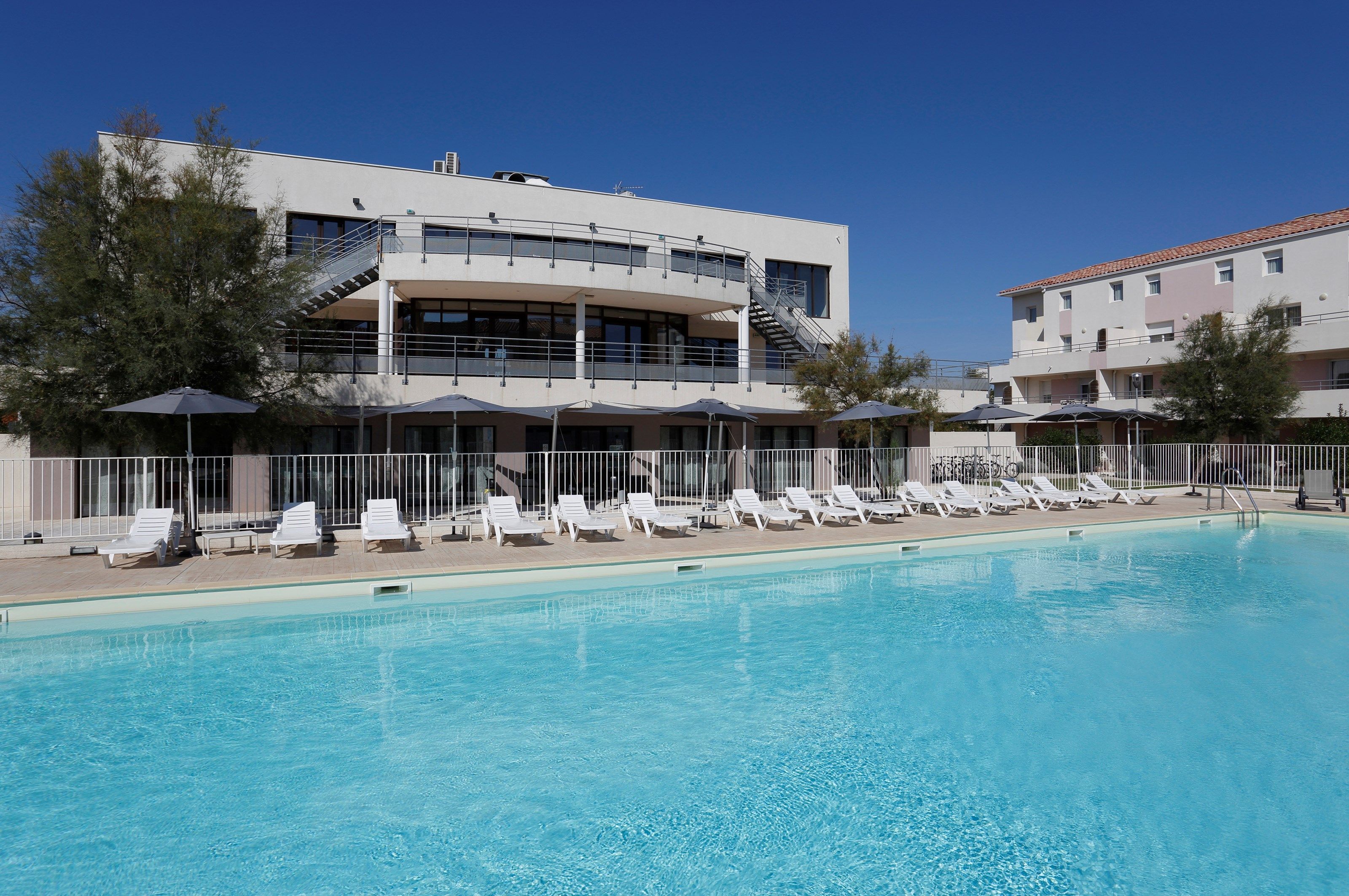 image Get some sun in the outdoor pool.