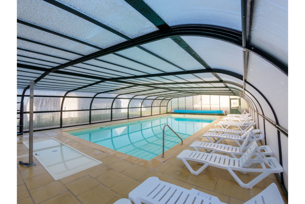 image Jump into the beautiful indoor pool.