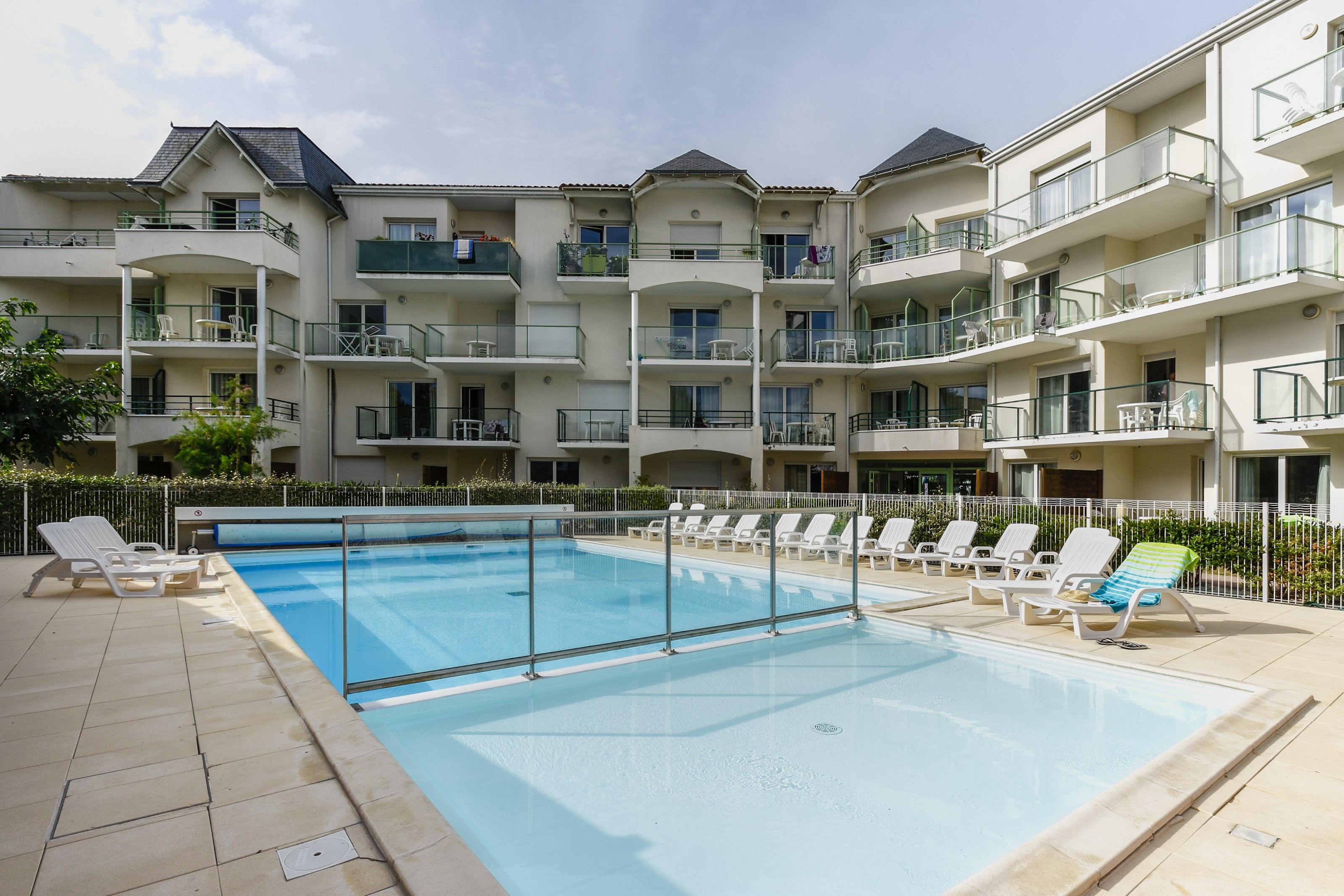 image Get some sun in the outdoor pool.