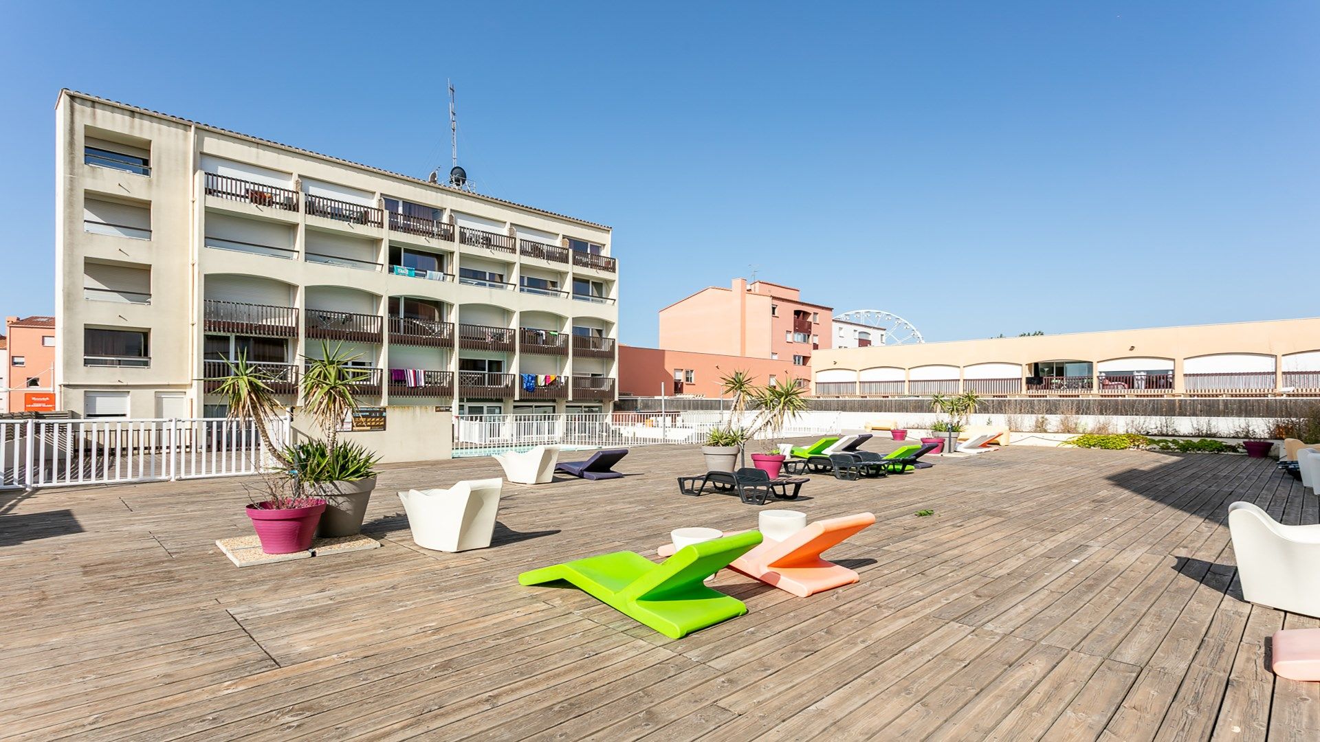 image Soak up the sun on the shared terrace by the pool.