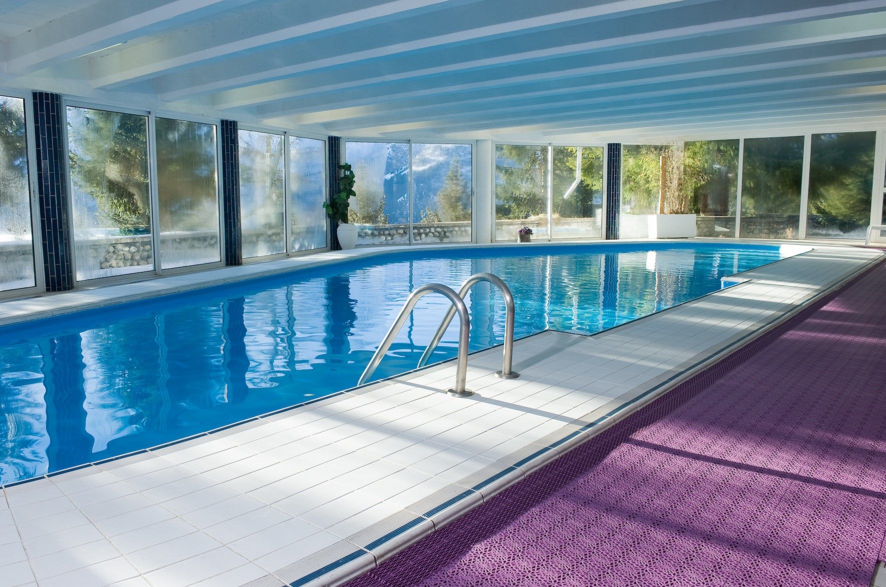 image Spend time with family and friends in the indoor pool.
