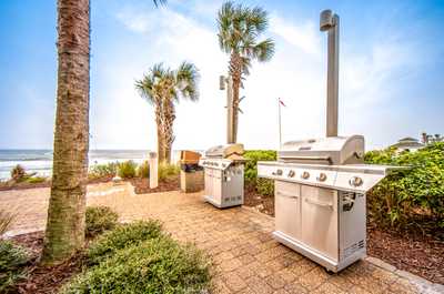 Grill up a meal near the beach.