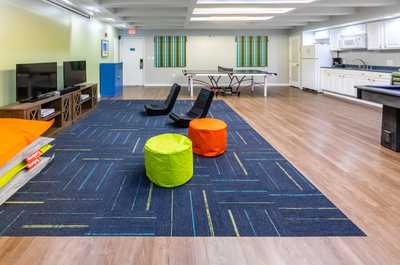 Kids will love the games room.