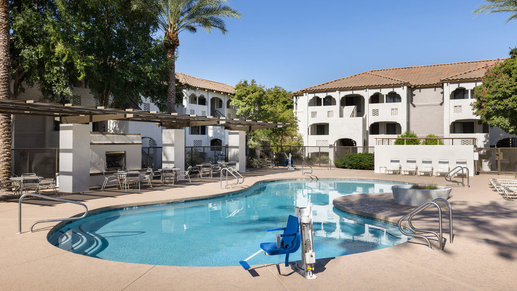 image Enjoy sunny afternoons by the pool with plenty of loungers to soak up the warmth.