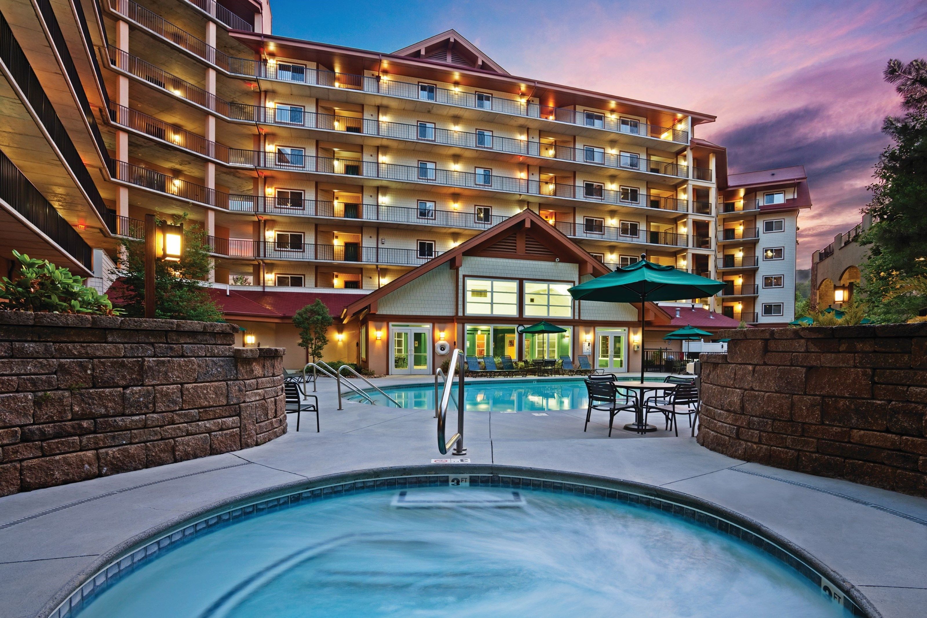 image Take in gorgeous views while lounging around the on-site outdoor pool.