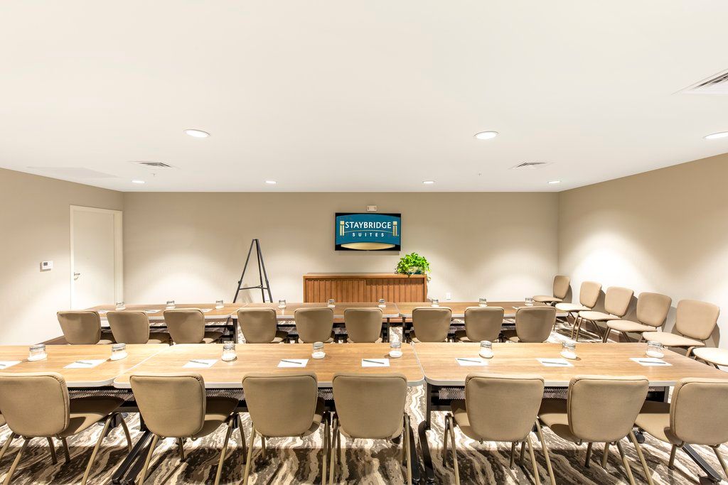 image Gather in this versatile meeting space, perfect for collaboration and creativity.