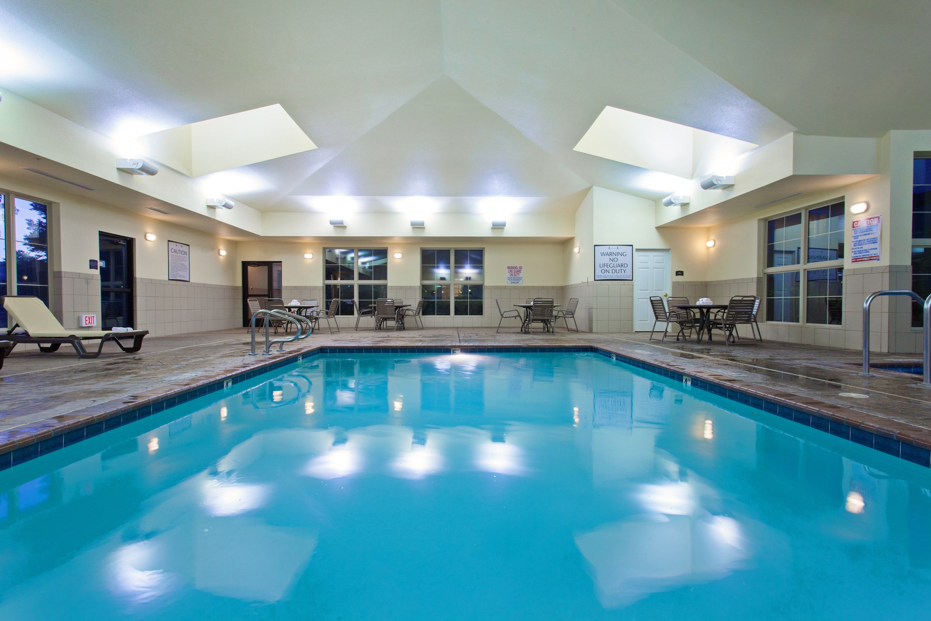 image Spend time with family and friends in the indoor pool.