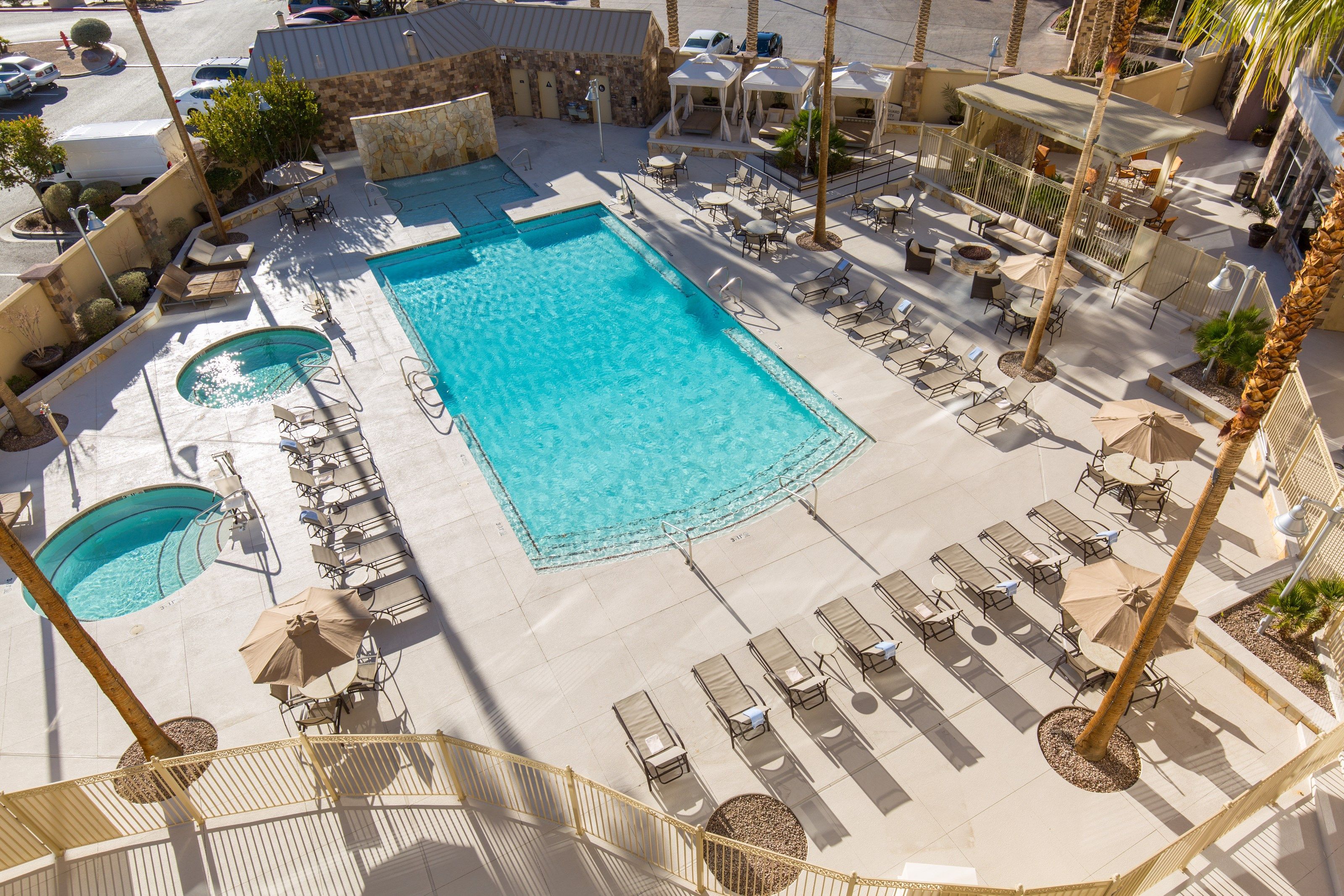 image Take in gorgeous views while lounging around the on-site seasonal outdoor pool.