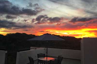 Our guests love watching the stunning sunsets on our amazing shared rooftop!