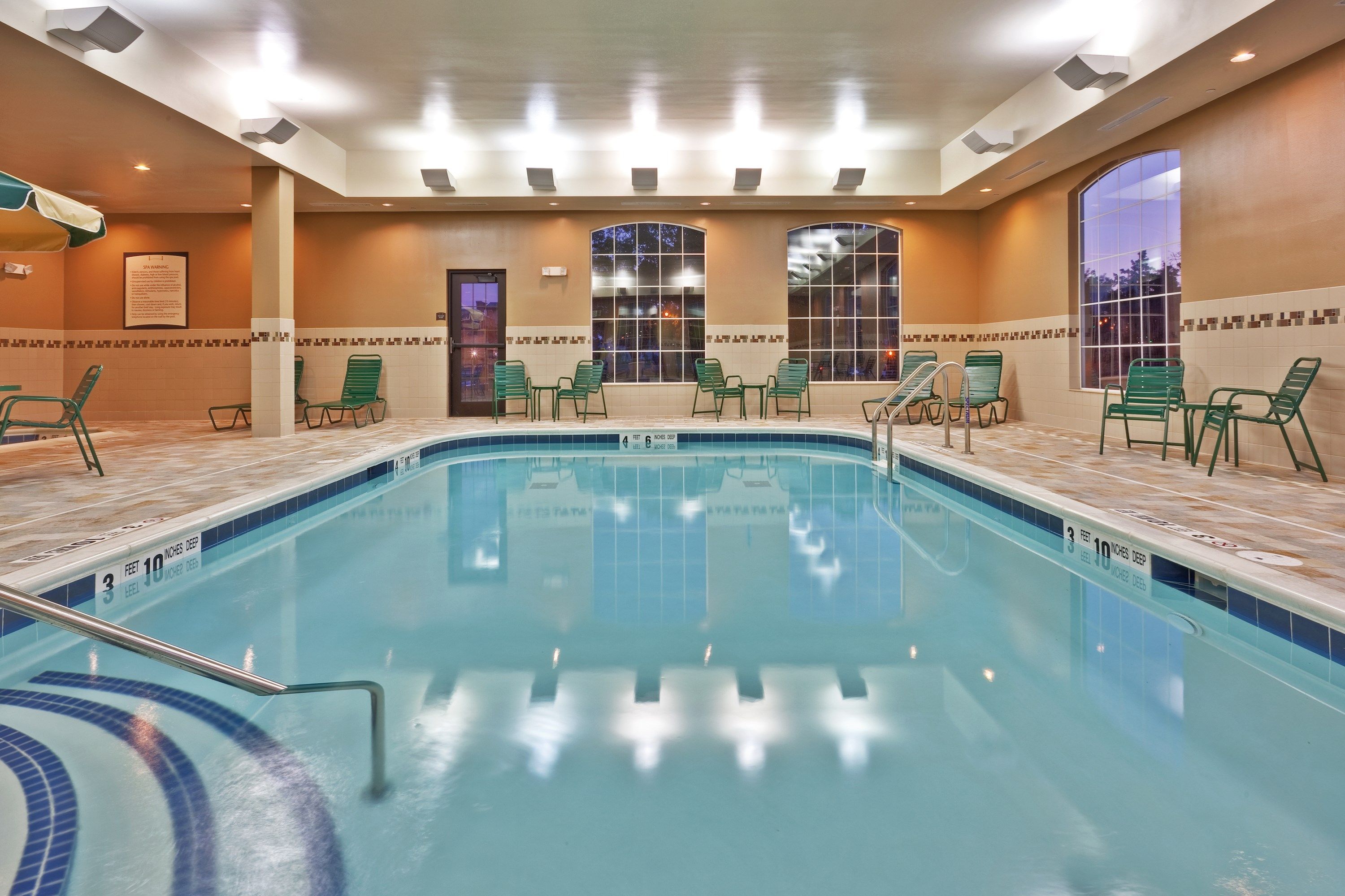 image Fancy a swim? Take a dip in the indoor pool.