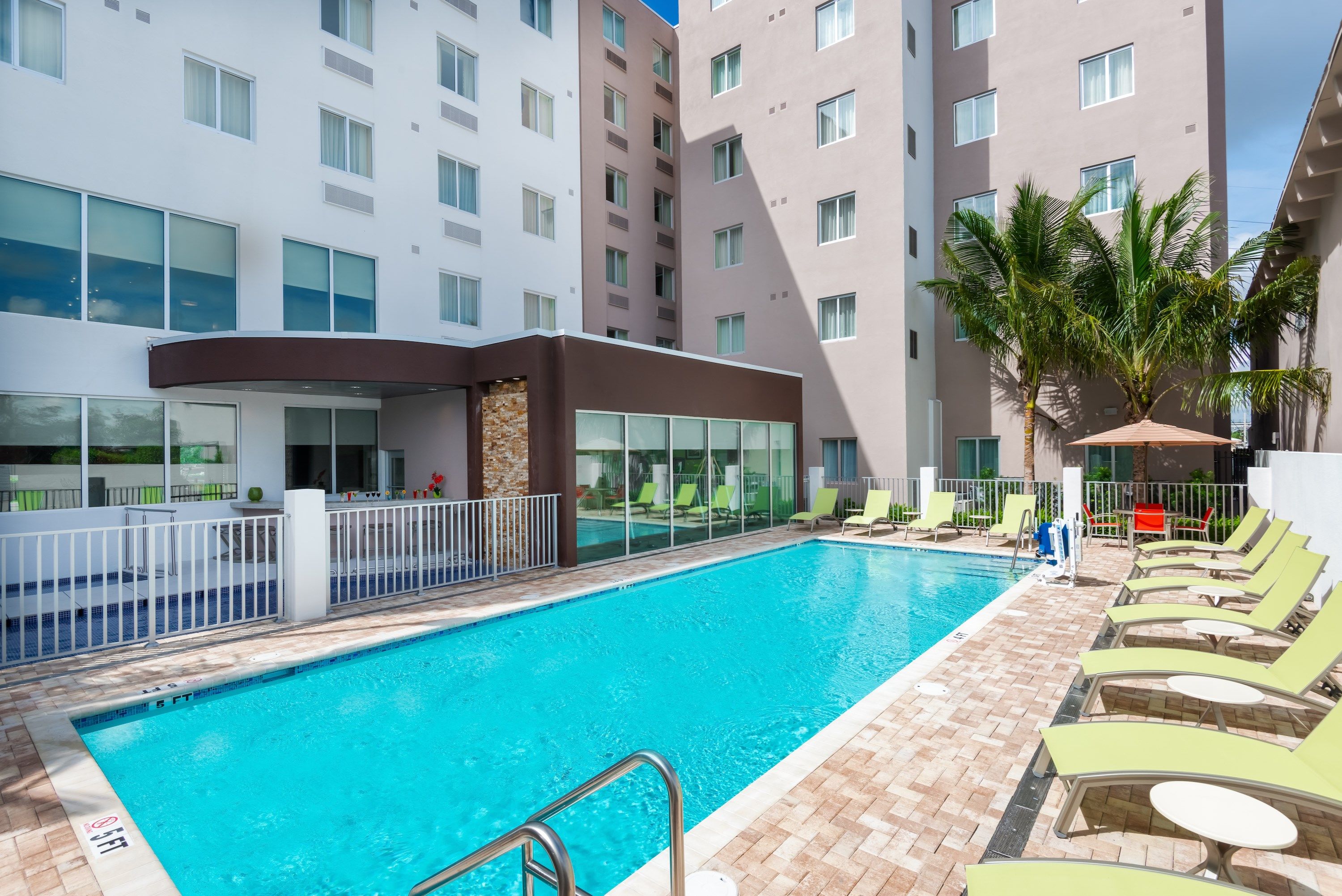 image Take a dip in the outdoor pool.