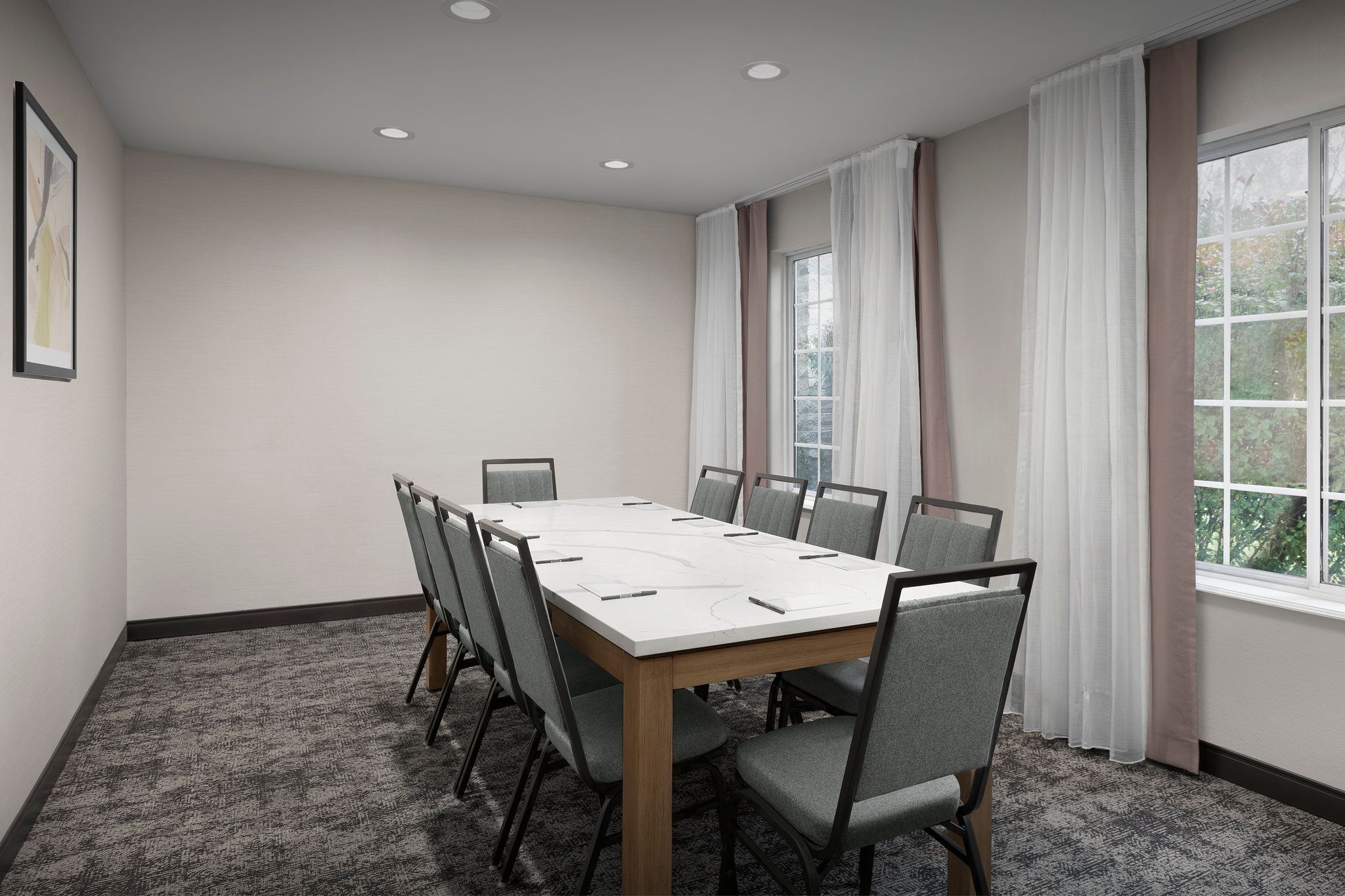 image Gather in a stylish meeting space, perfect for productive discussions.