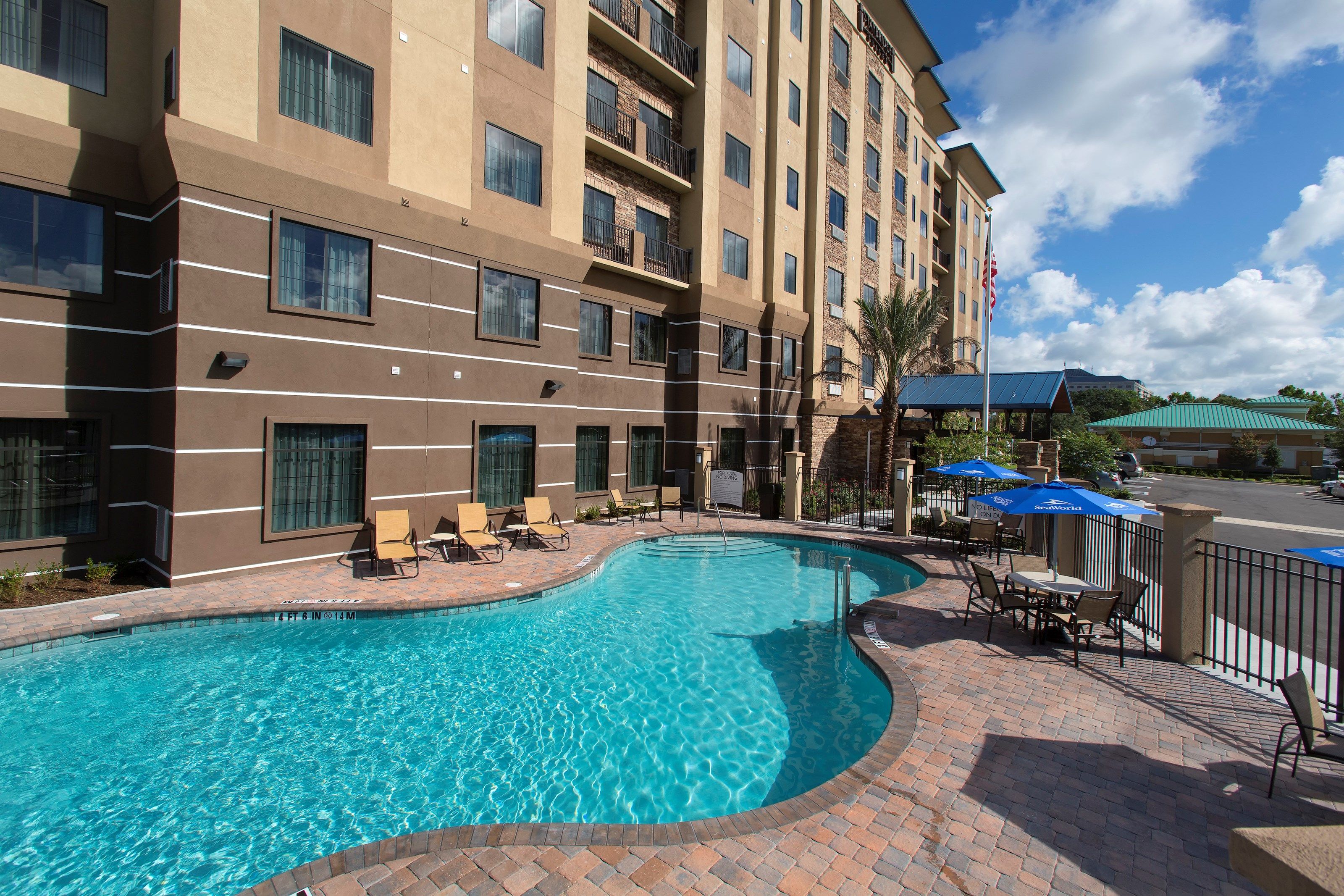 image Take a dive in the gorgeous outdoor pool!