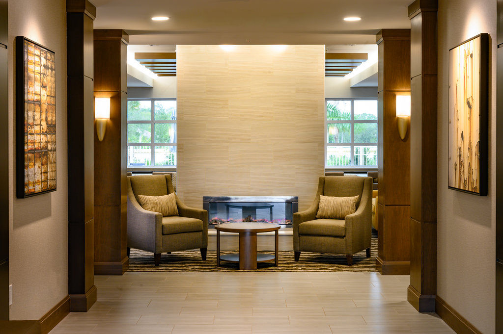 image The inviting lobby features stylish seating areas designed for relaxation and socializing.