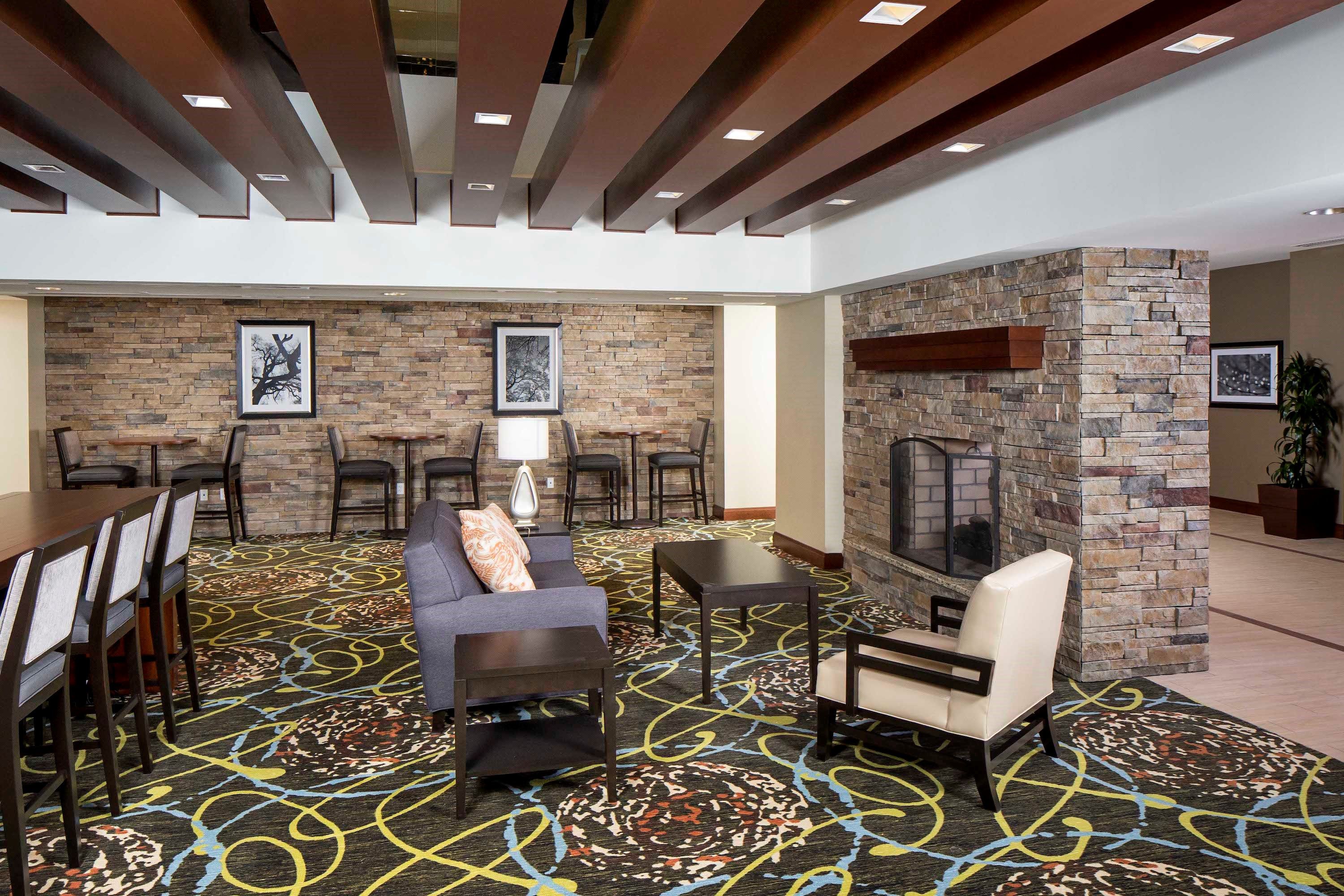 image The welcoming lobby provides a lounge area for guests to relax.