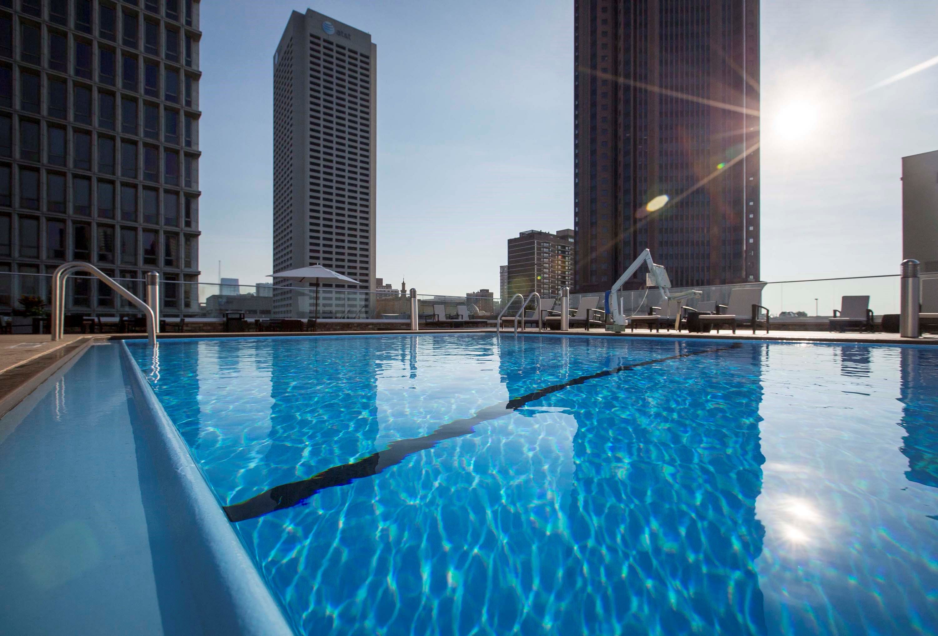 image Get some sun in the outdoor pool.