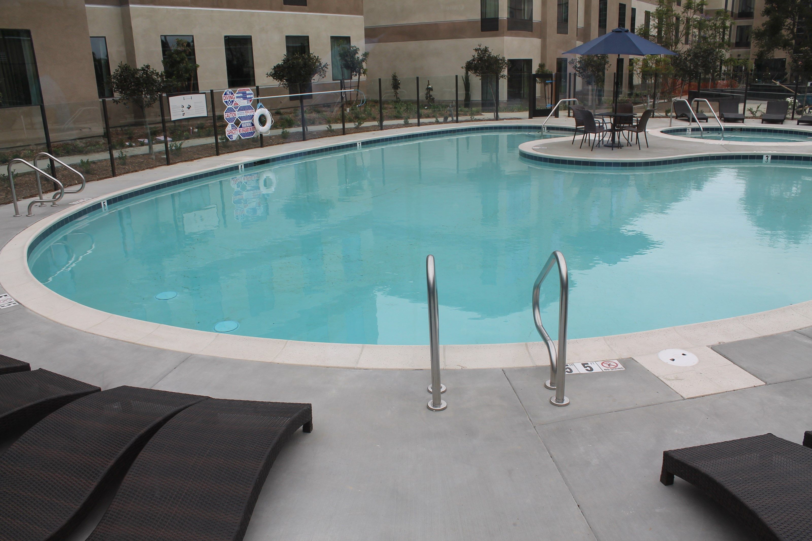 image Take a dip in the outdoor pool.