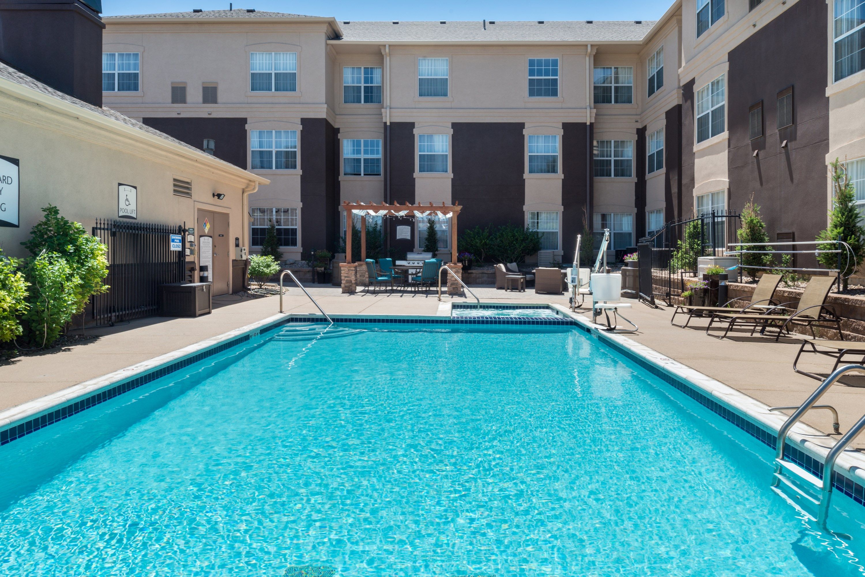 image Get some sun in the outdoor pool.