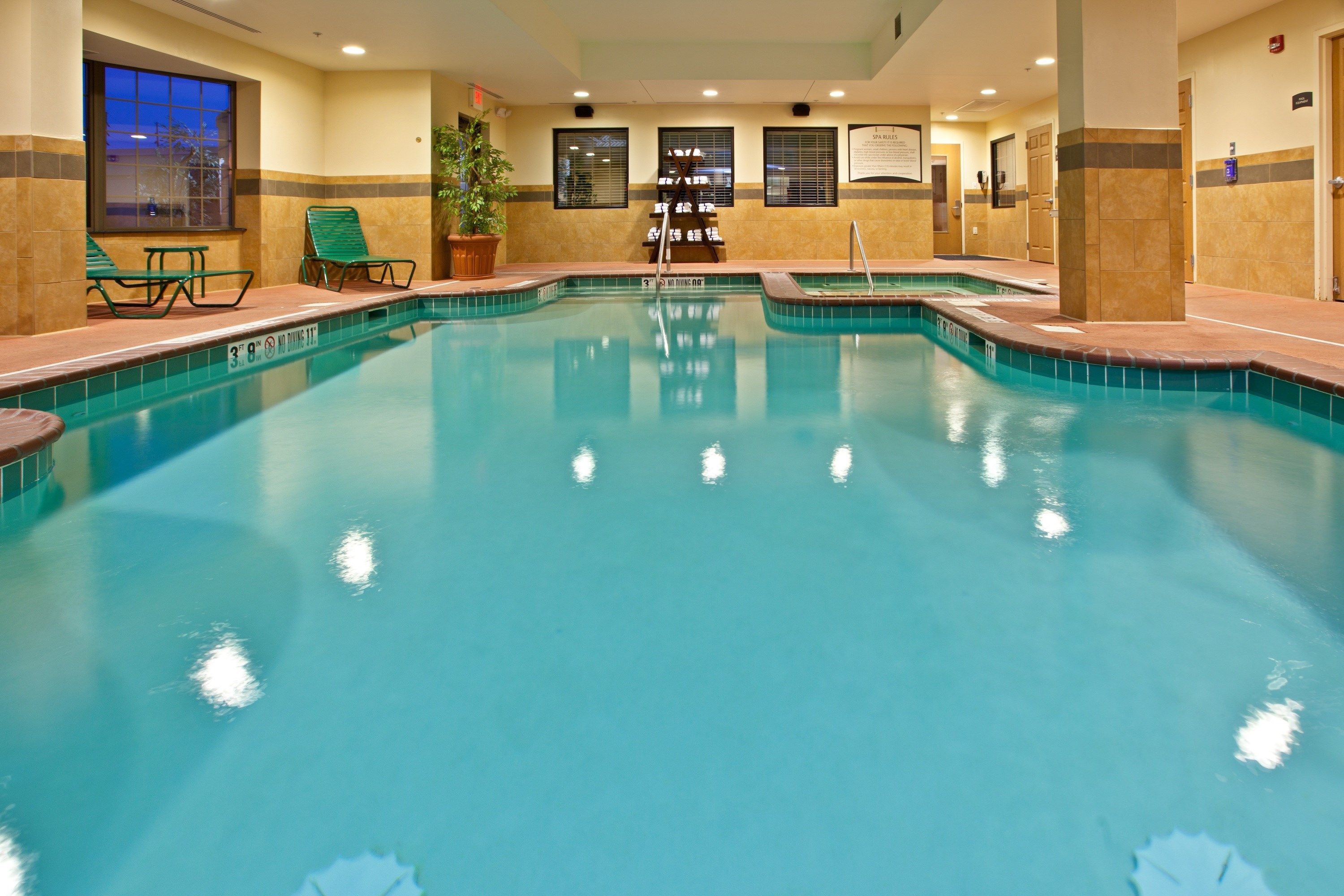 image Spend time with family and friends in the indoor pool.