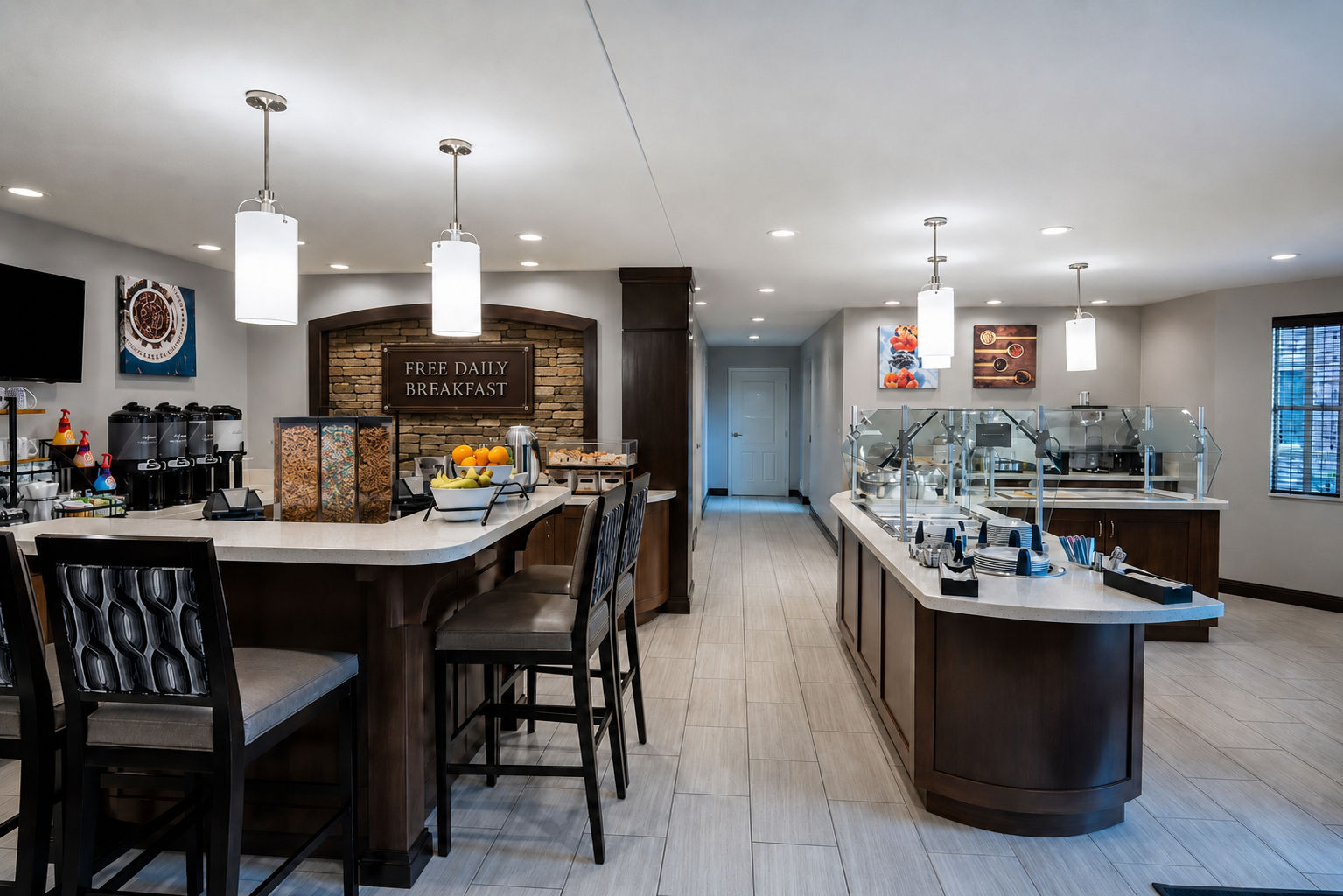 image Enjoy a complimentary breakfast buffet every morning of your stay.