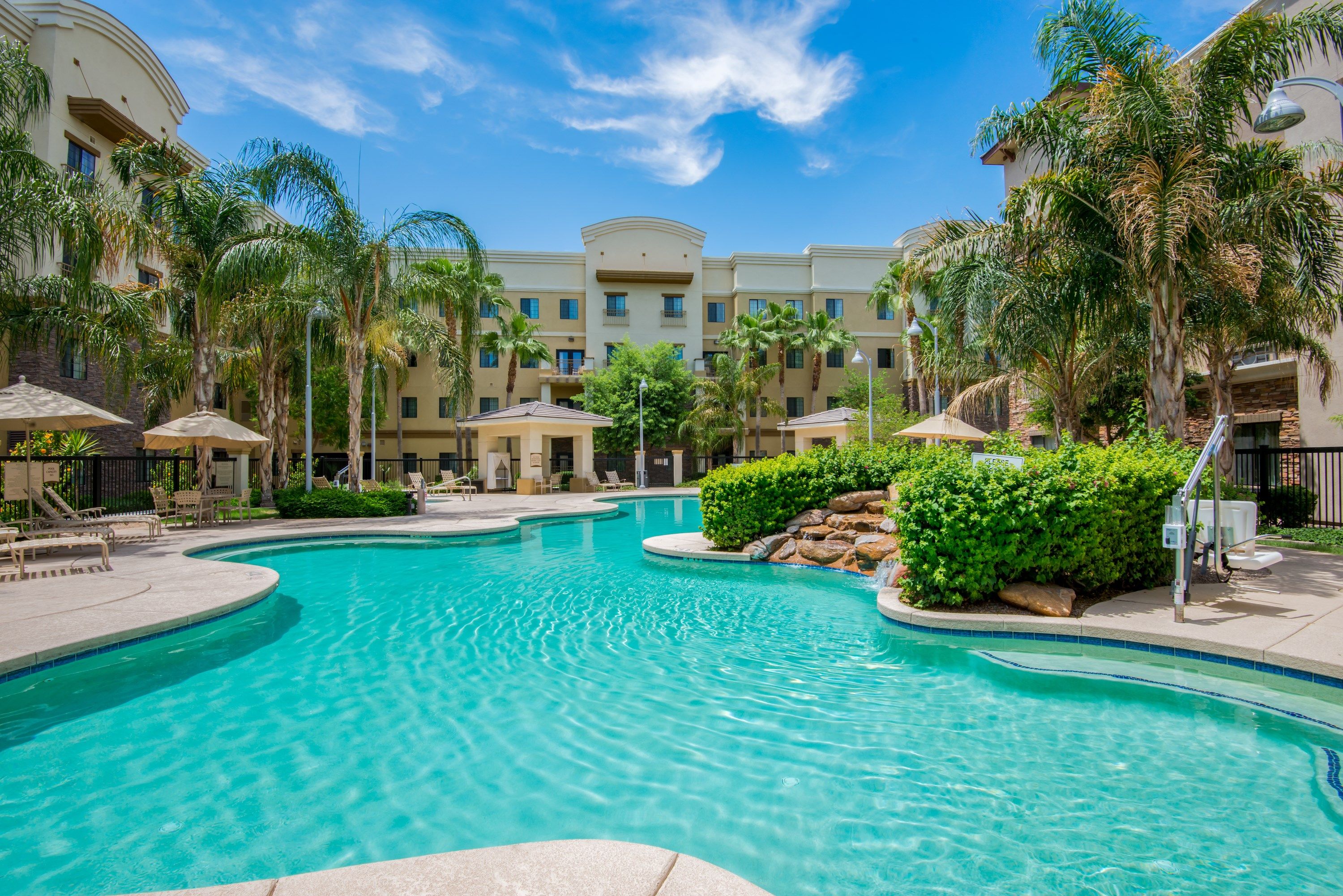 image Take a dip in the outdoor pool.