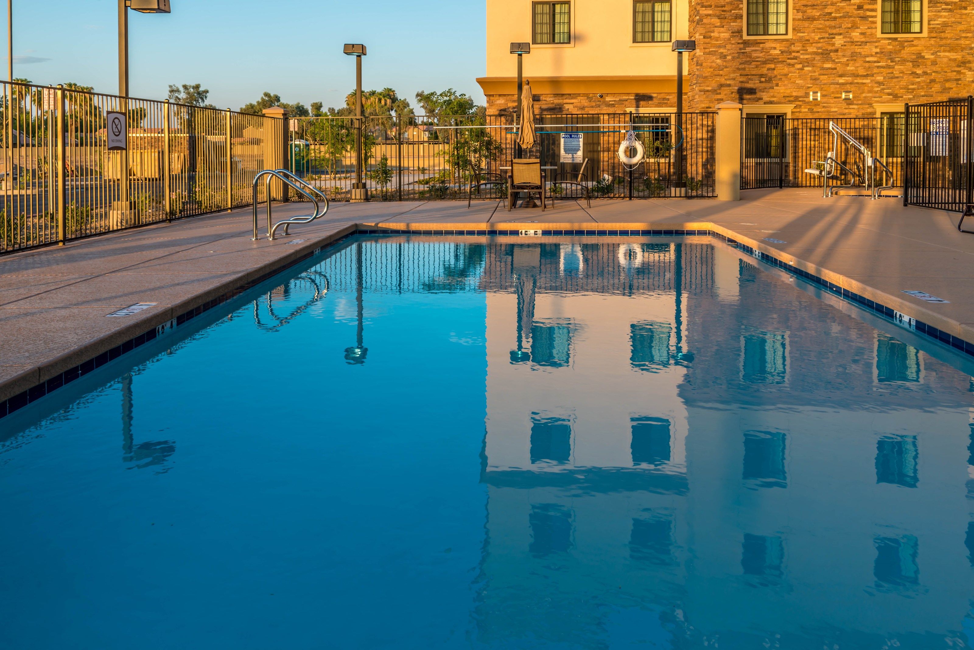 image Get some sun in the outdoor pool.