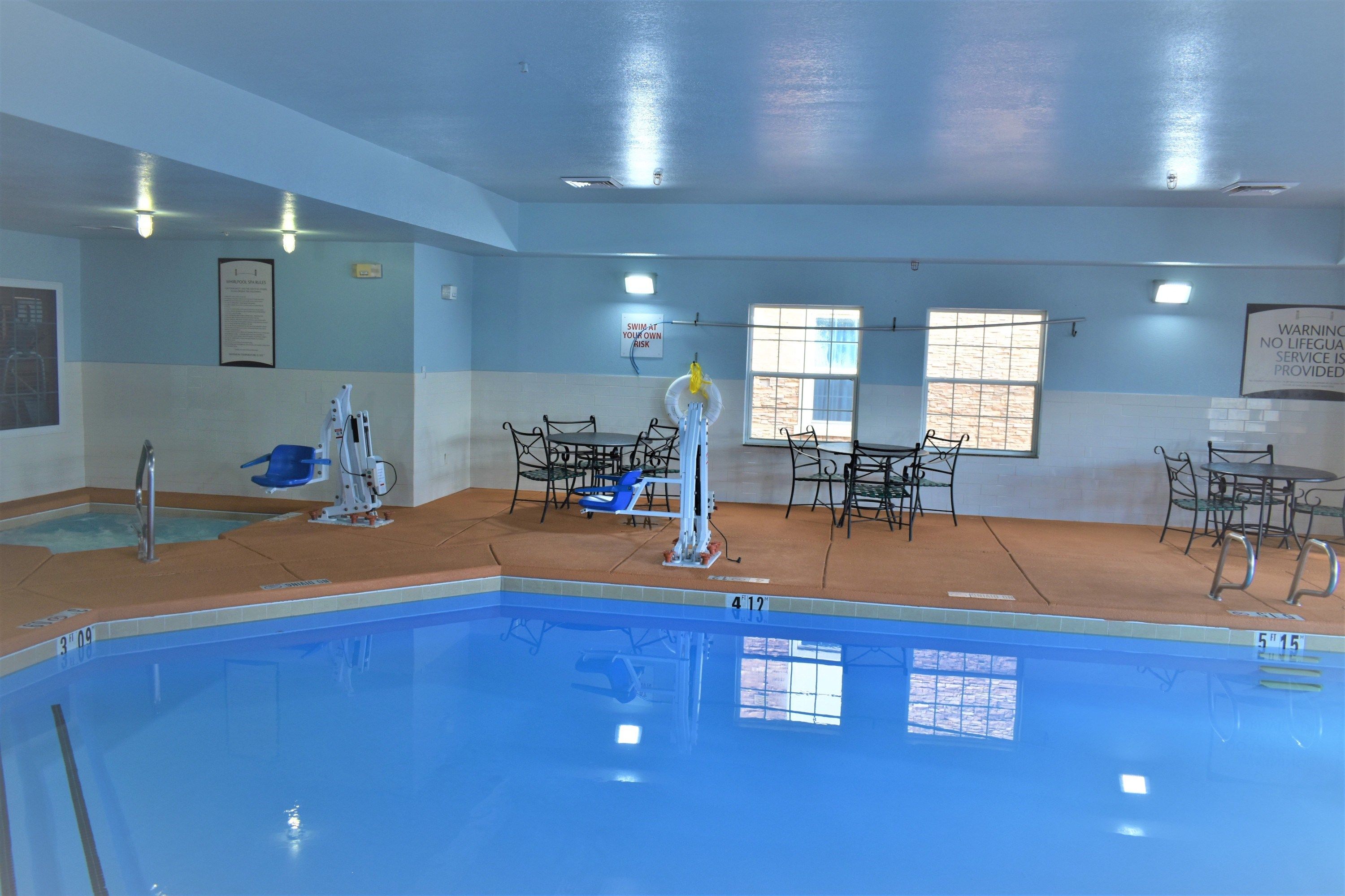 image Spend time with family and friends in the indoor pool.