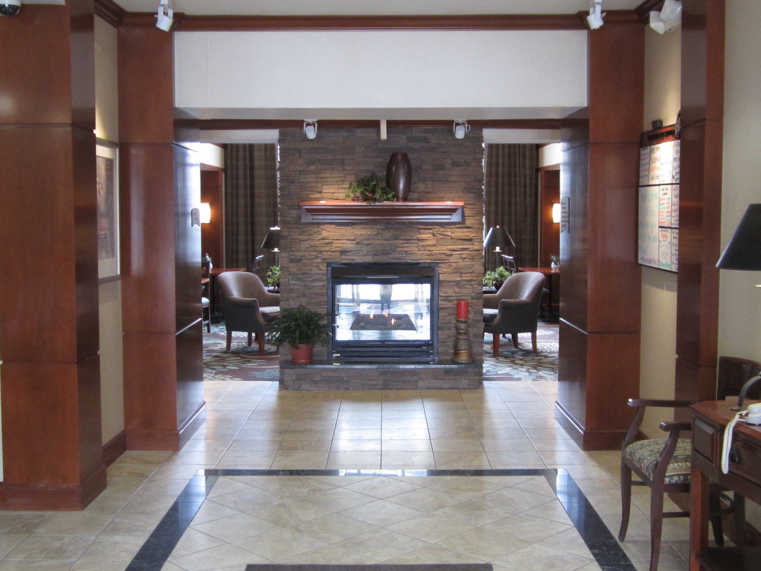 image The welcoming lobby provides a lounge area for guests to relax.