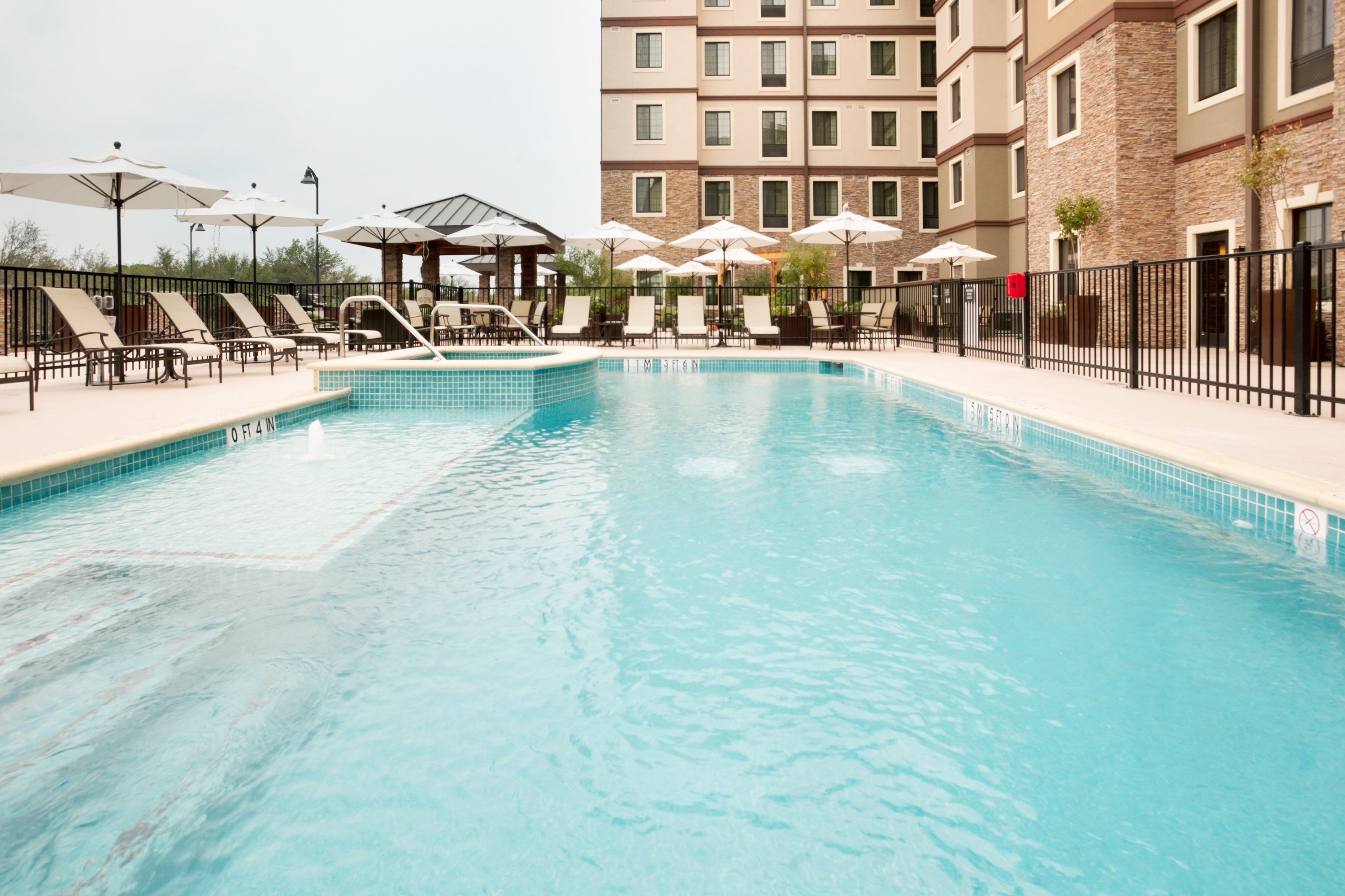 image Take a dip in the outdoor pool.