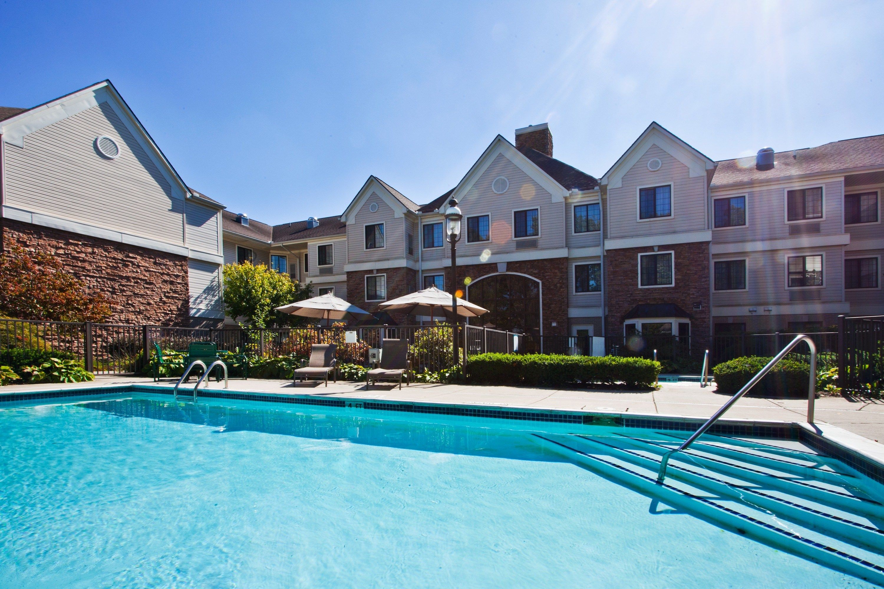 image Take a dip in the outdoor pool.