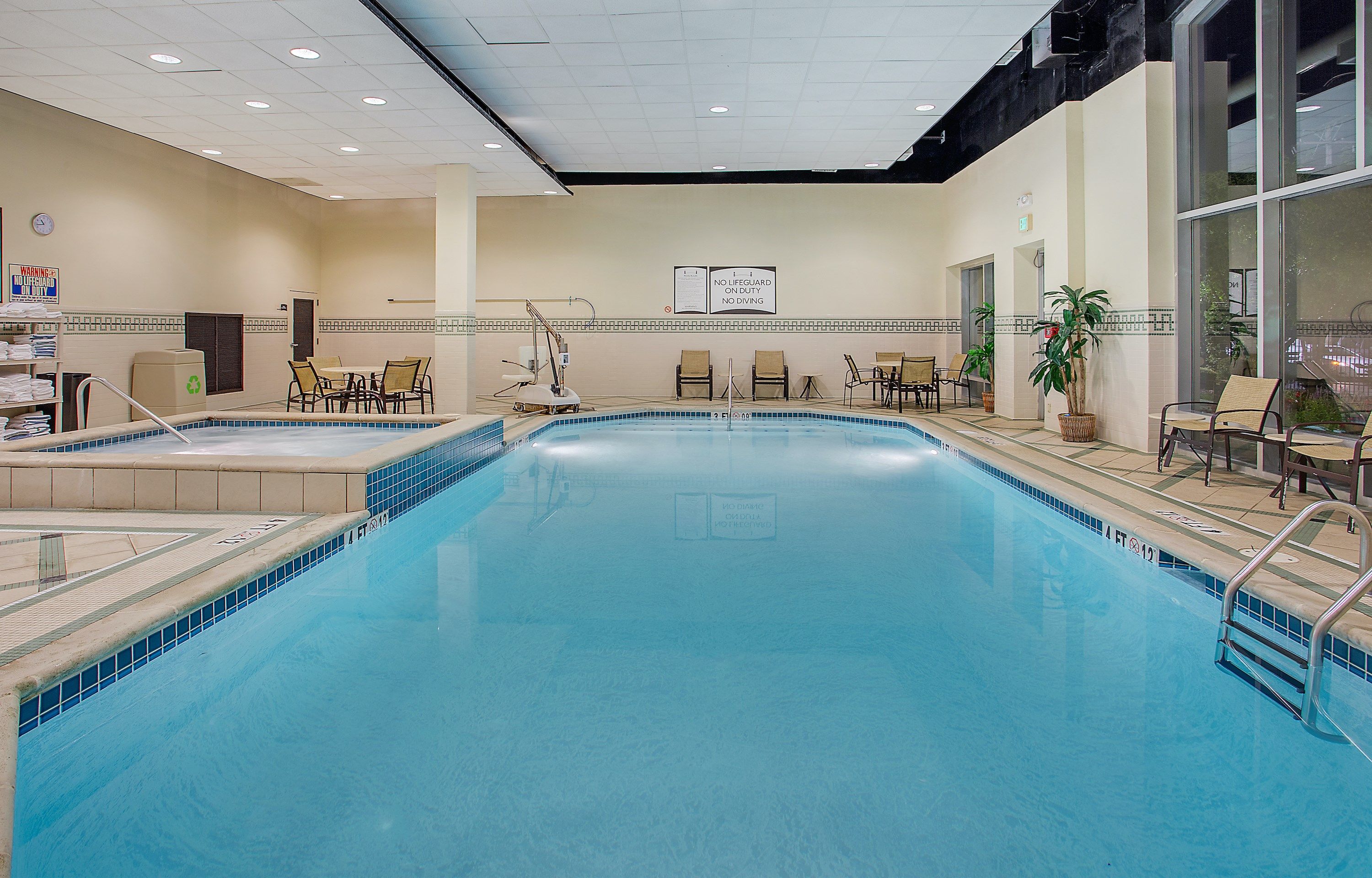 image Spend time with family and friends in the indoor pool.