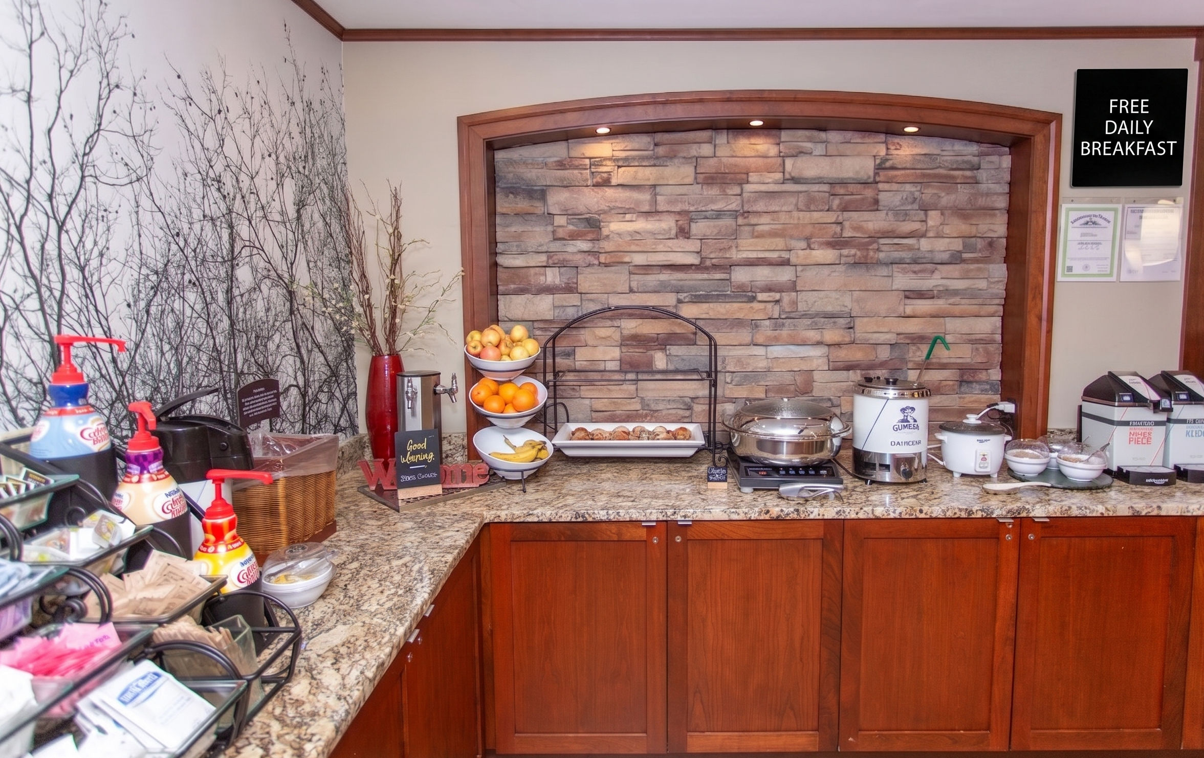 image Free breakfast included for your stay!