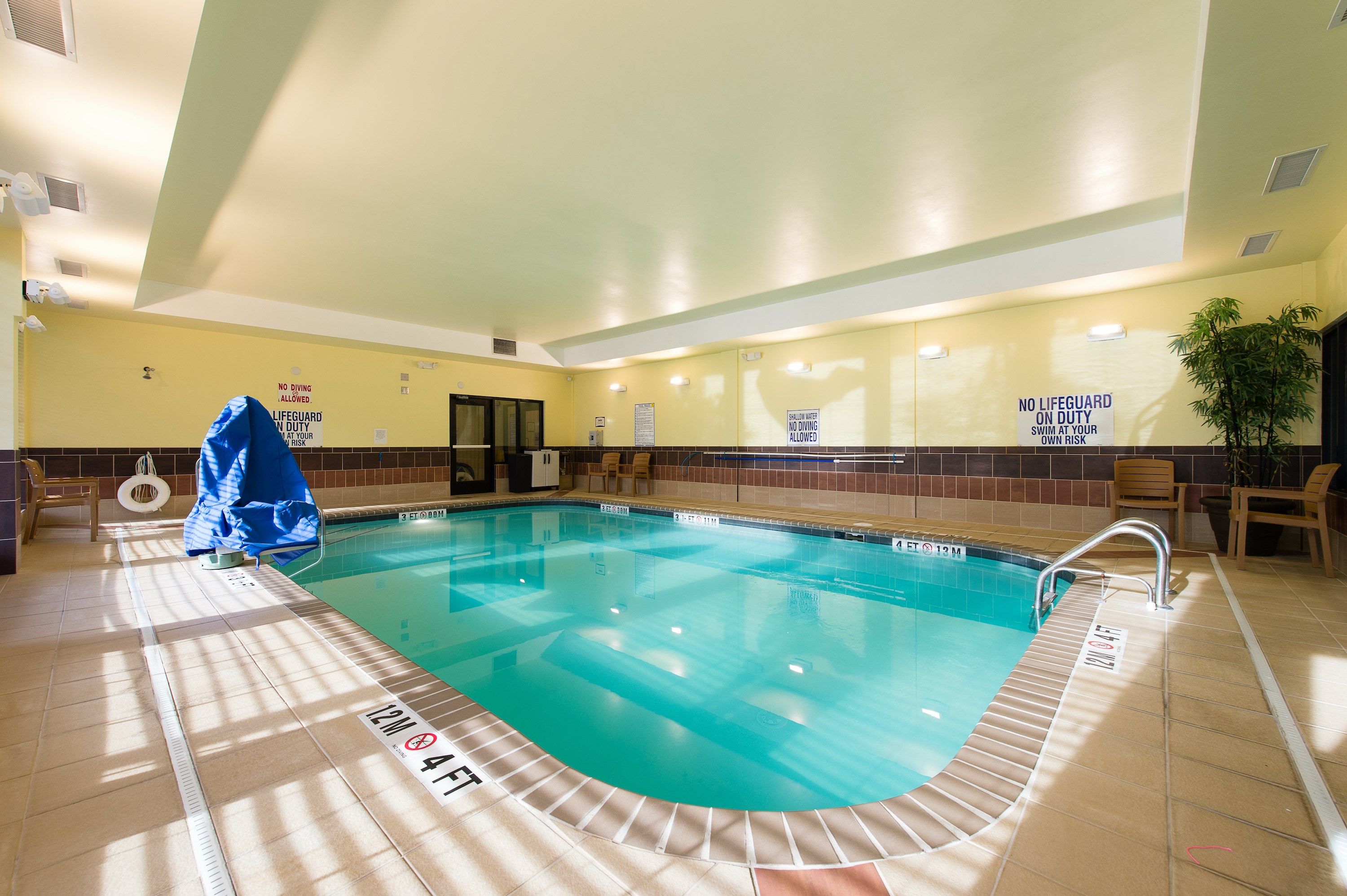 image Spend time with family and friends in the indoor pool.