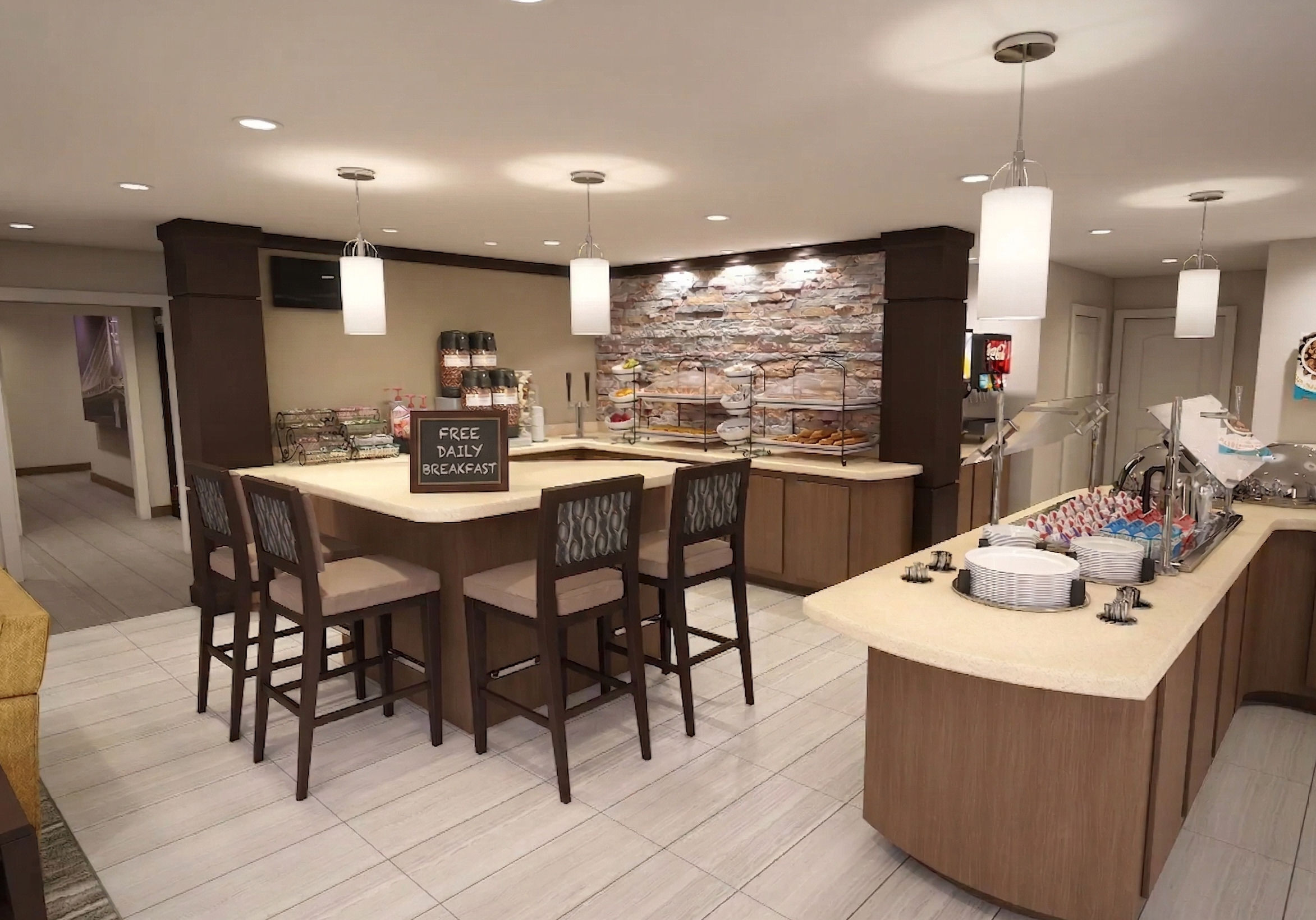 image Enjoy complimentary daily breakfast with modern spacious seating.