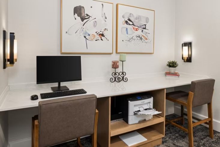 image 24-hour business center with computers and printing — stay connected throughout your stay