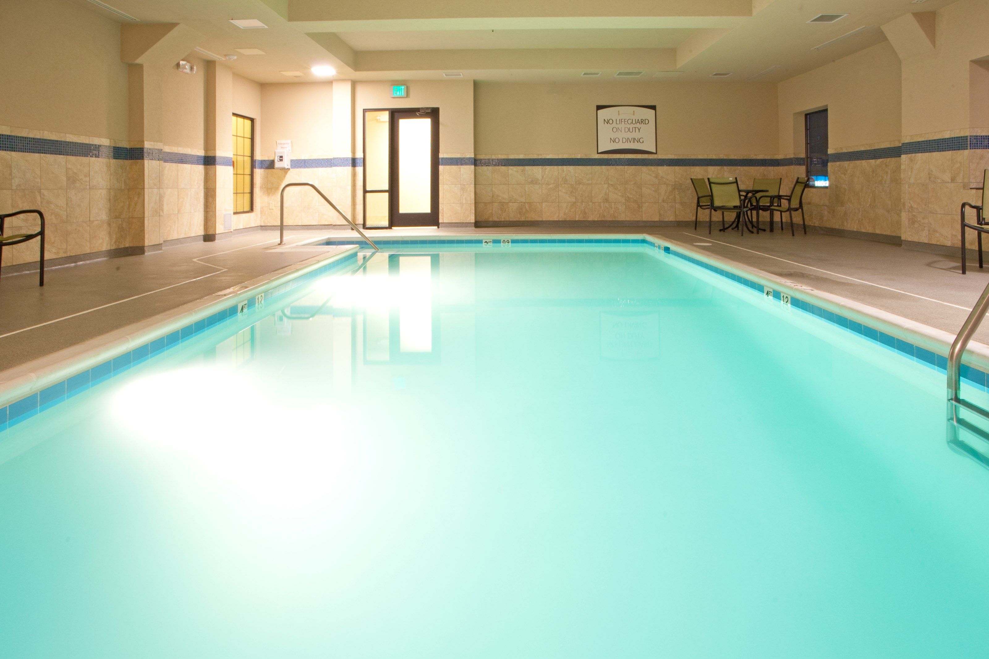 image Take a dip in the indoor pool.