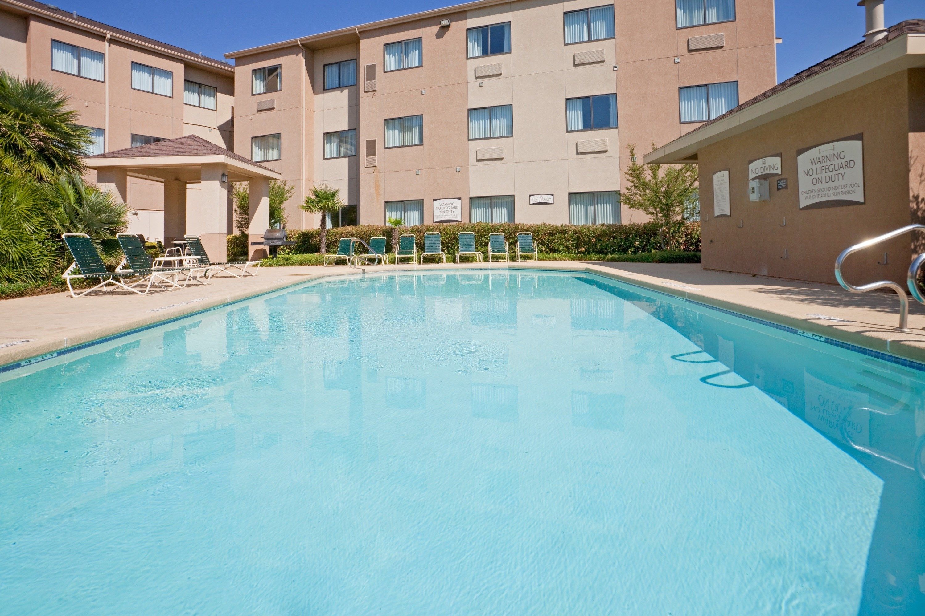 image Take a dip in the lovely outdoor pool.