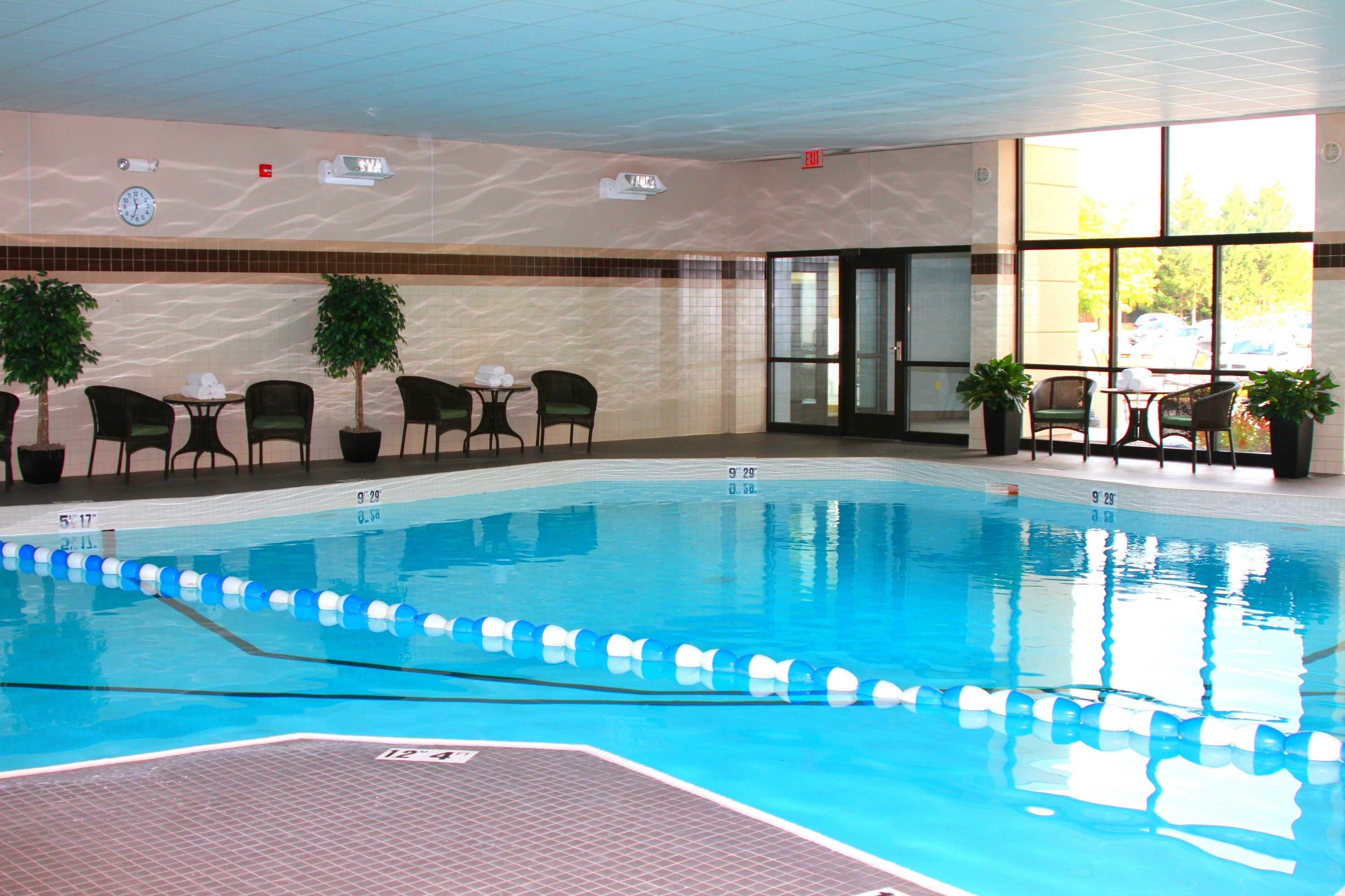 image Take a dip in the indoor pool.