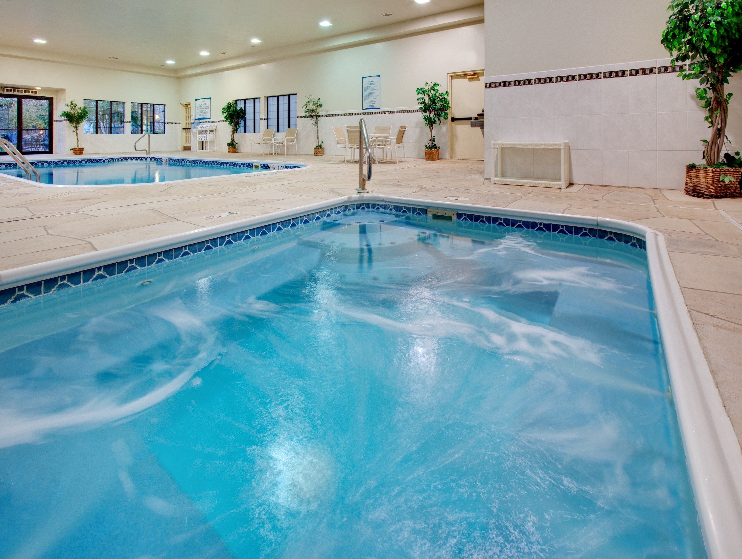 image Relax in the hot tub.