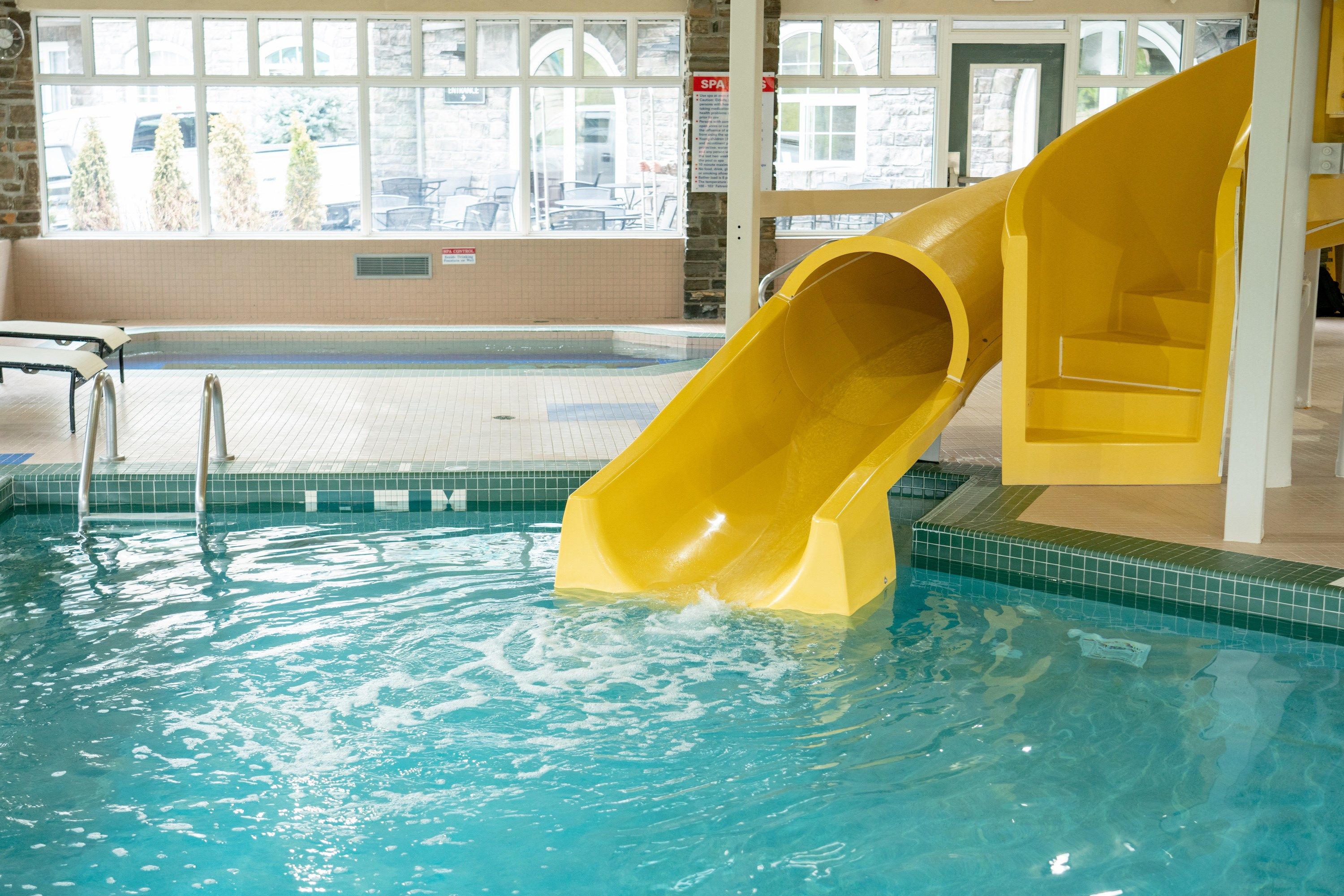 image Enjoy the excellent on-site amenities including the indoor pool and waterslide!