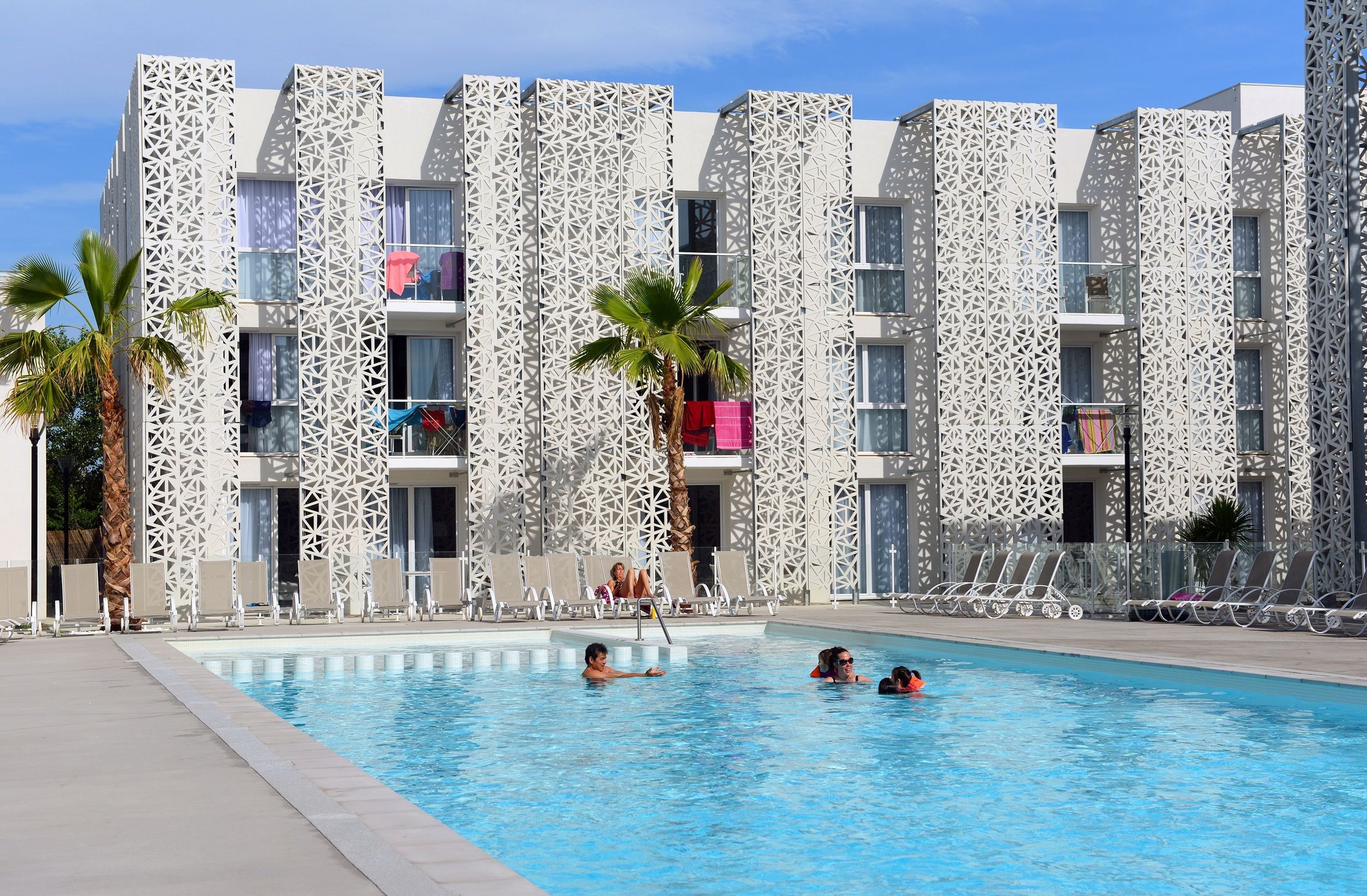 image Get some sun in the seasonal outdoor pool.