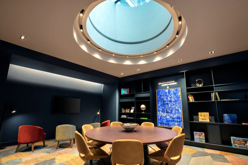 image Board-style table set for six in The Den meeting room