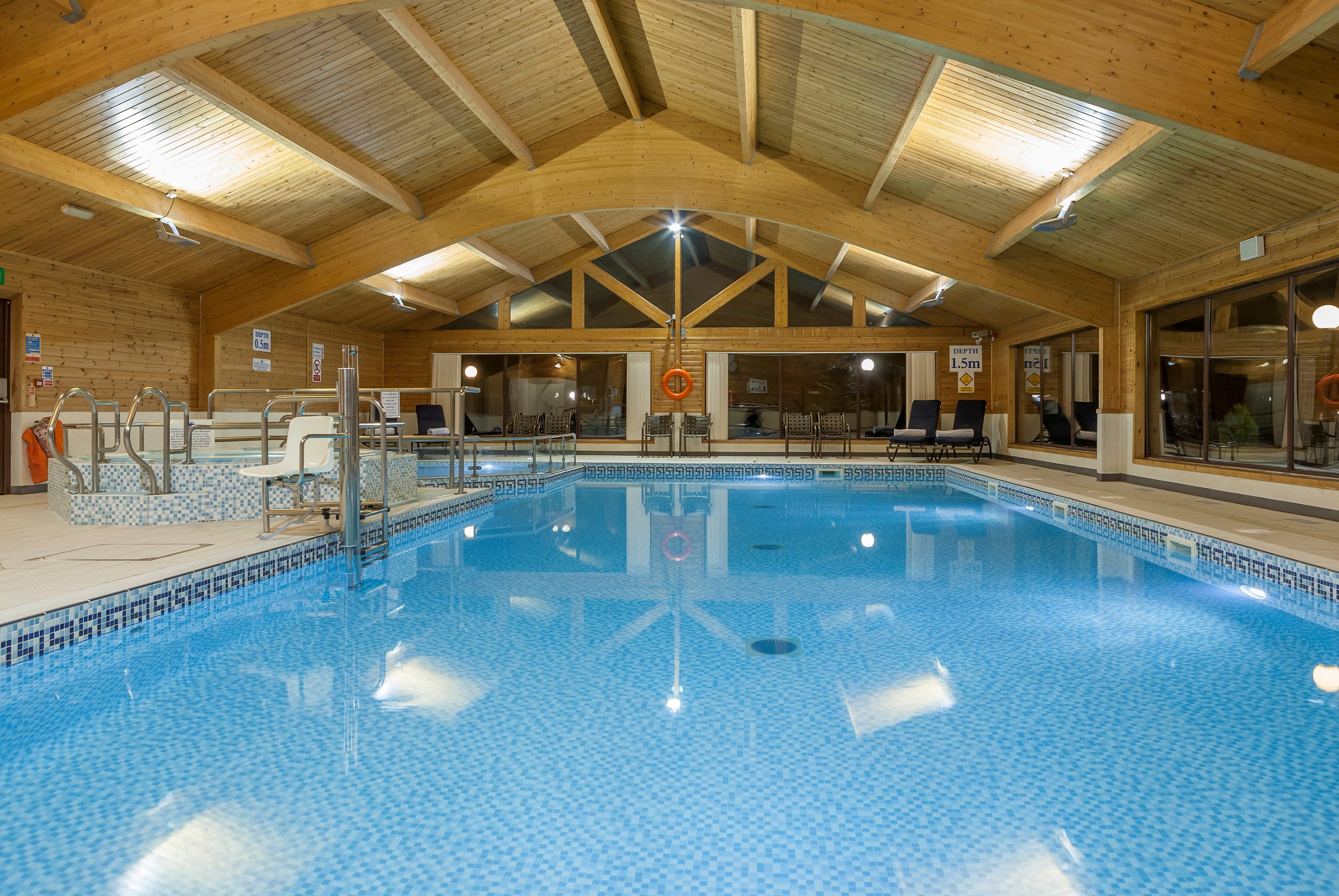 image Fancy a swim? Take a dip in the shared indoor pool.