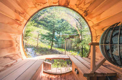 You'll love the private sauna!