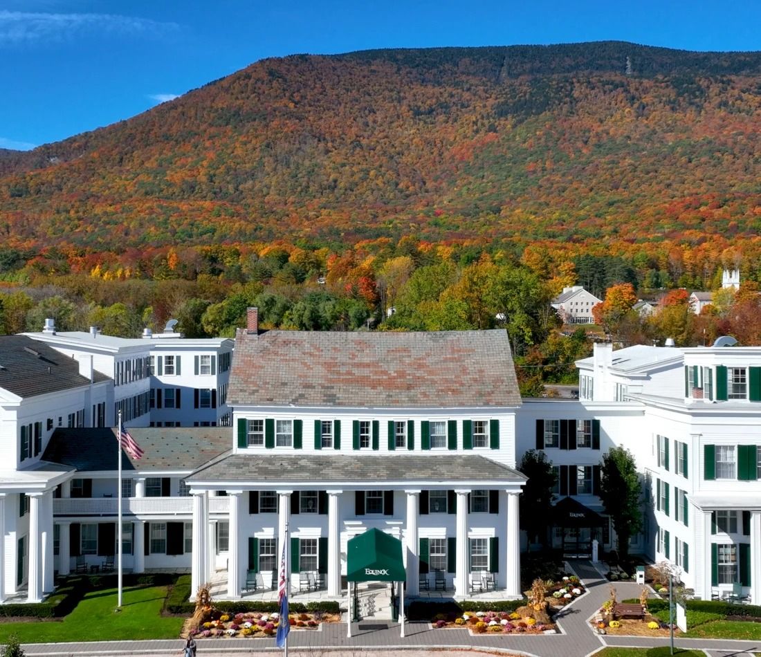 image The resort in vibrant autumn colors.