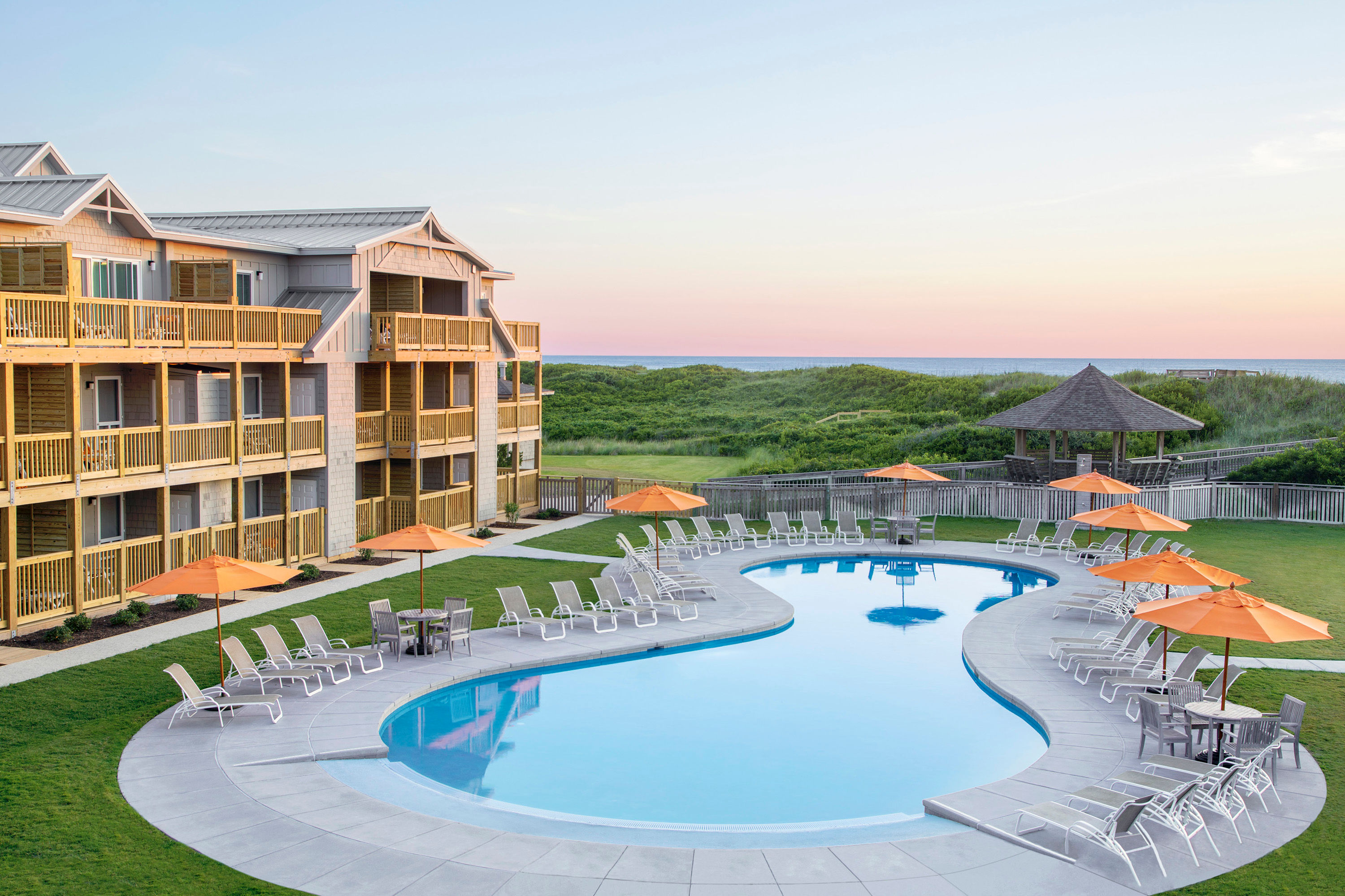 image Take in gorgeous views while lounging around the on-site outdoor pool.